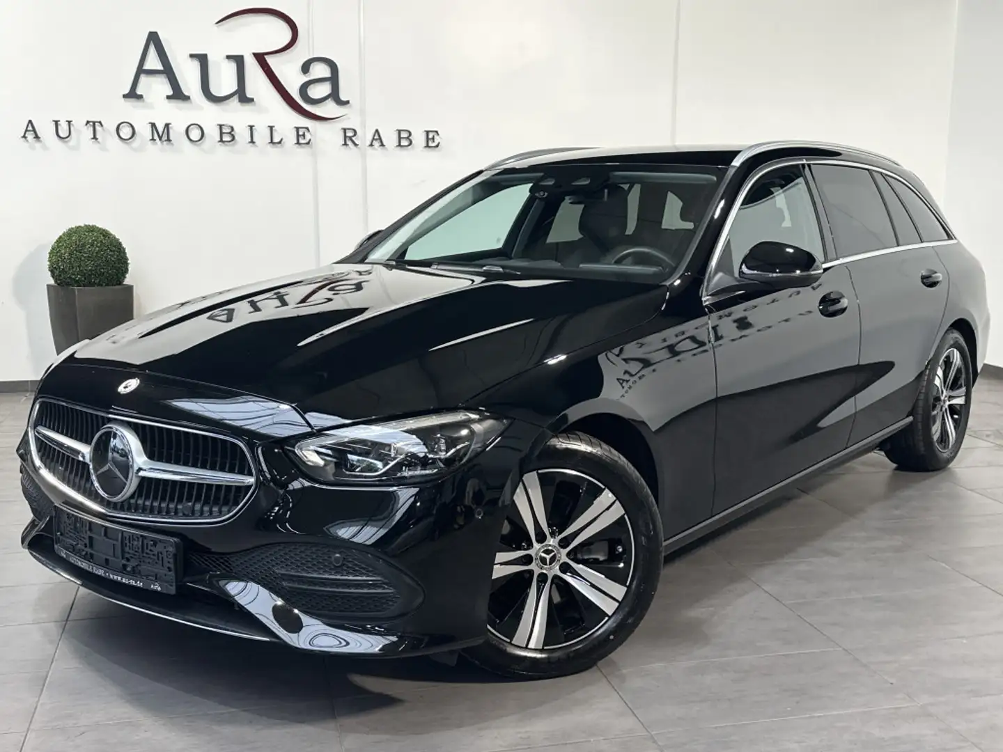 Mercedes-Benz C 200 T Avantgarde NAV+LED+KAM+ACC+VCOCKPIT+1HD Noir - 1