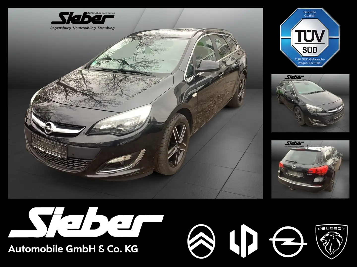 Opel Astra J ST 1.6 CDTI ecoFlex Energy *Klimaanlage* Schwarz - 1