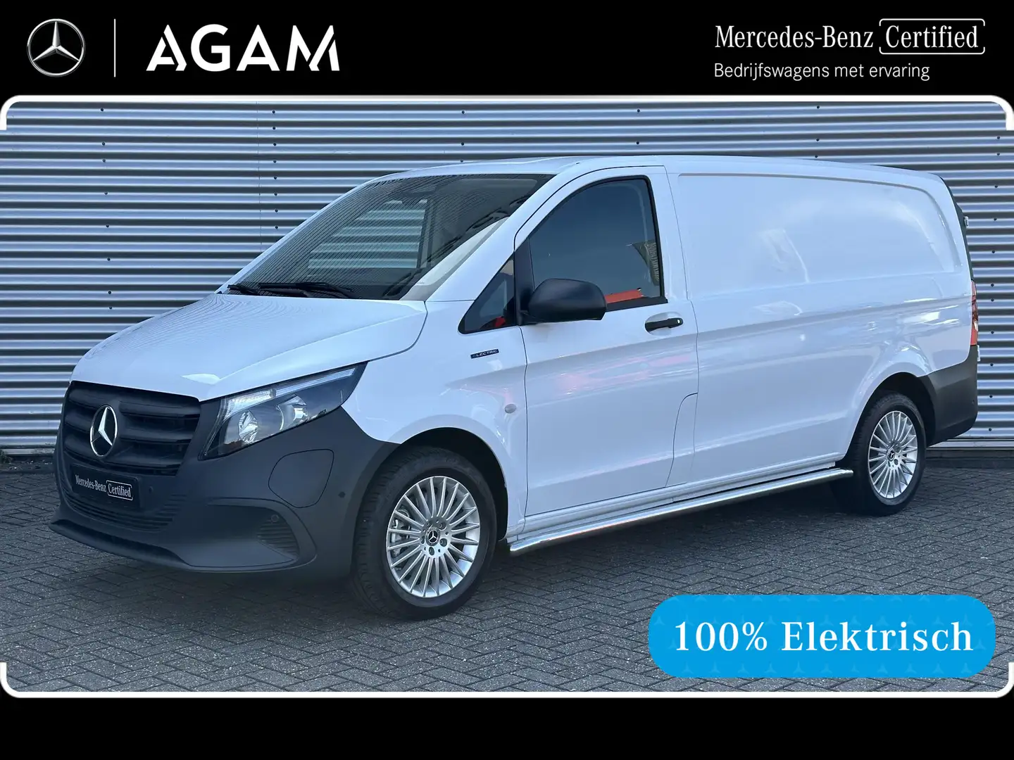 Mercedes-Benz Vito eVito 112 L2 Facelift-model 60 kWh 100% Elektrisch Blanc - 1