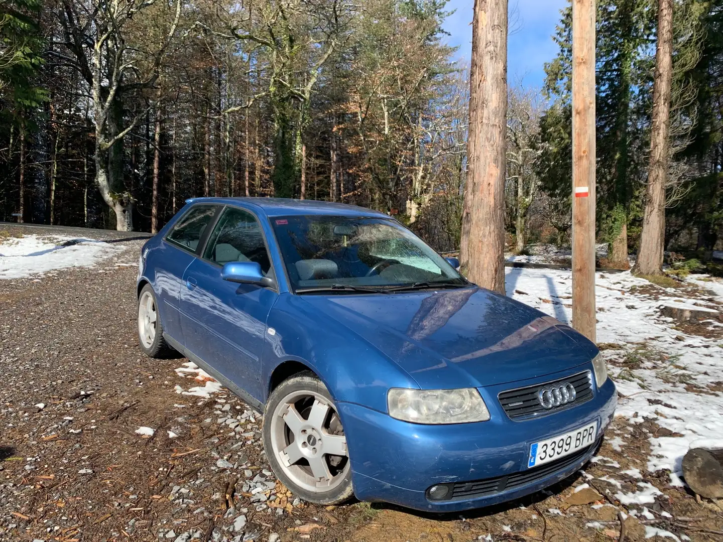 Audi A3 1.8T quattro ambition plus 180 cv Modrá - 1