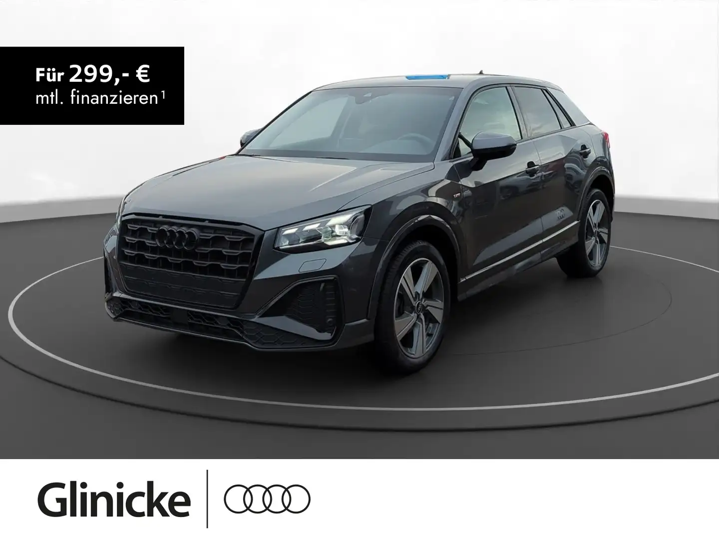 Audi Q2 30 TFSI S-line Matrix SiHz Grau - 1