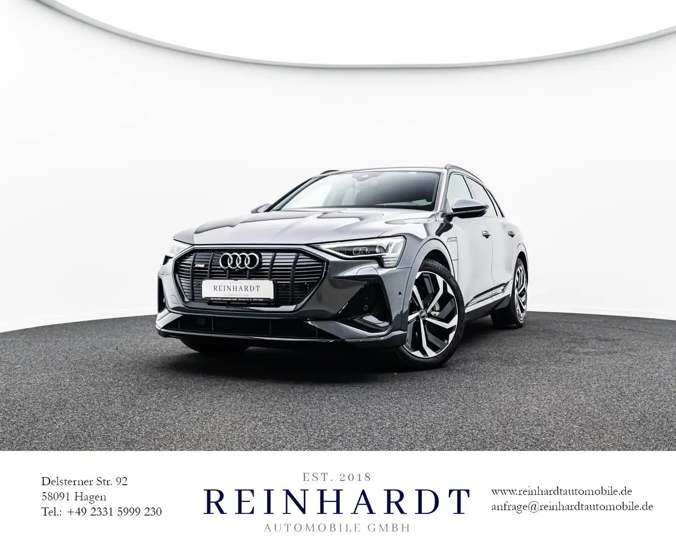Audi e-tron 55 Q 2x S LINE/BLACK/21Z/ACC/PANO/360°/VC Grau - 1