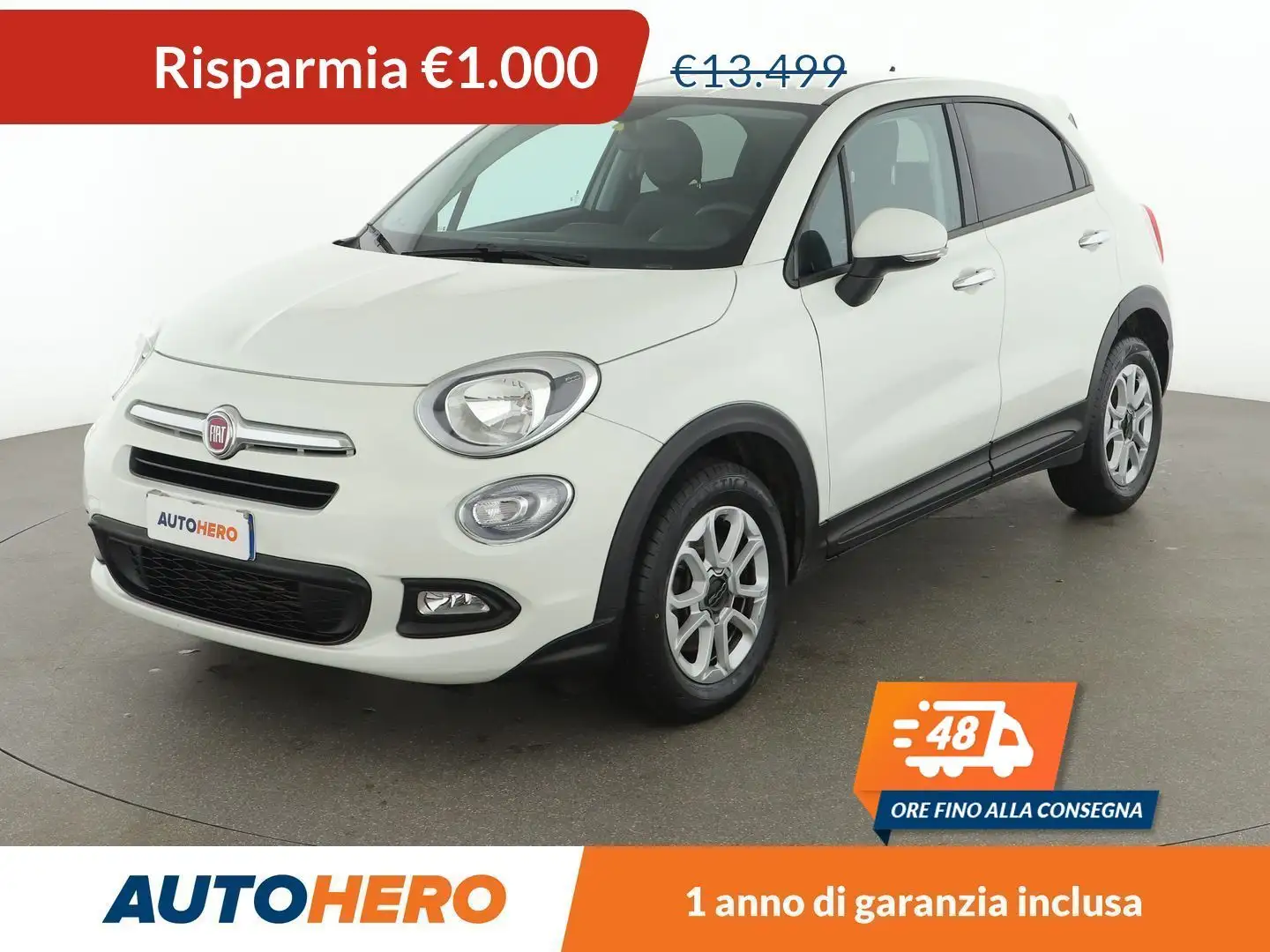 Fiat 500X 1.6 JTDM Pop Star 120 CV DCT Bianco - 1