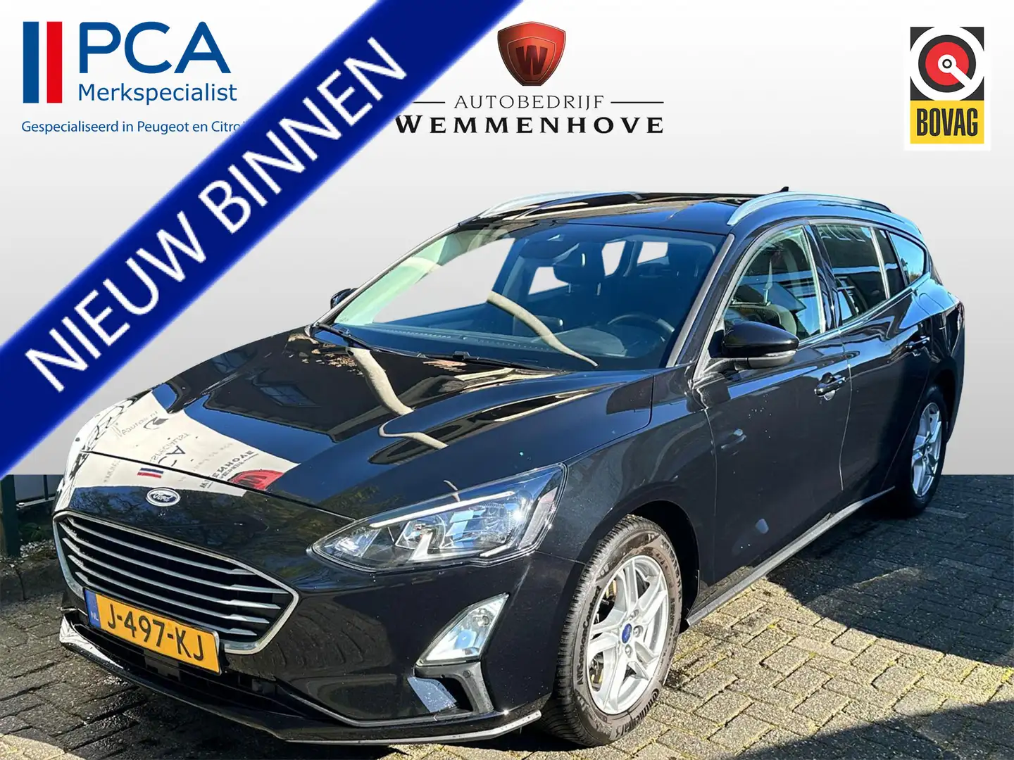 Ford Focus Wagon 1.0 EcoBoost Trend Edition Business Zwart - 1