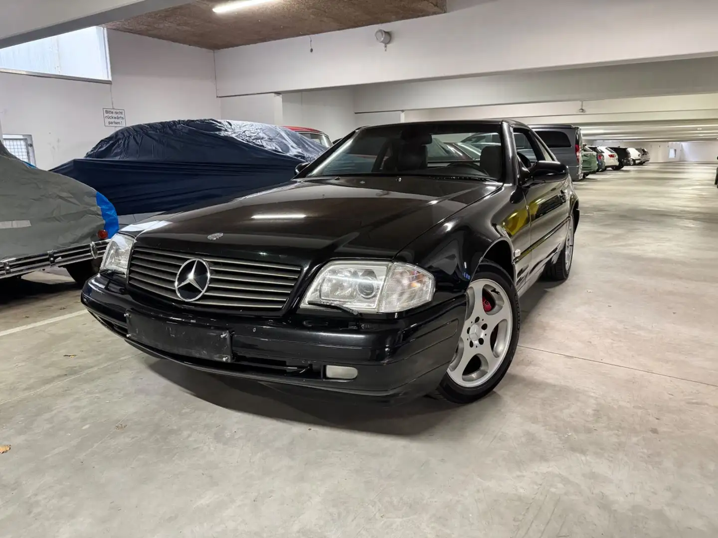 Mercedes-Benz SL 320 Xenon deutsches Fahrzeug Noir - 1