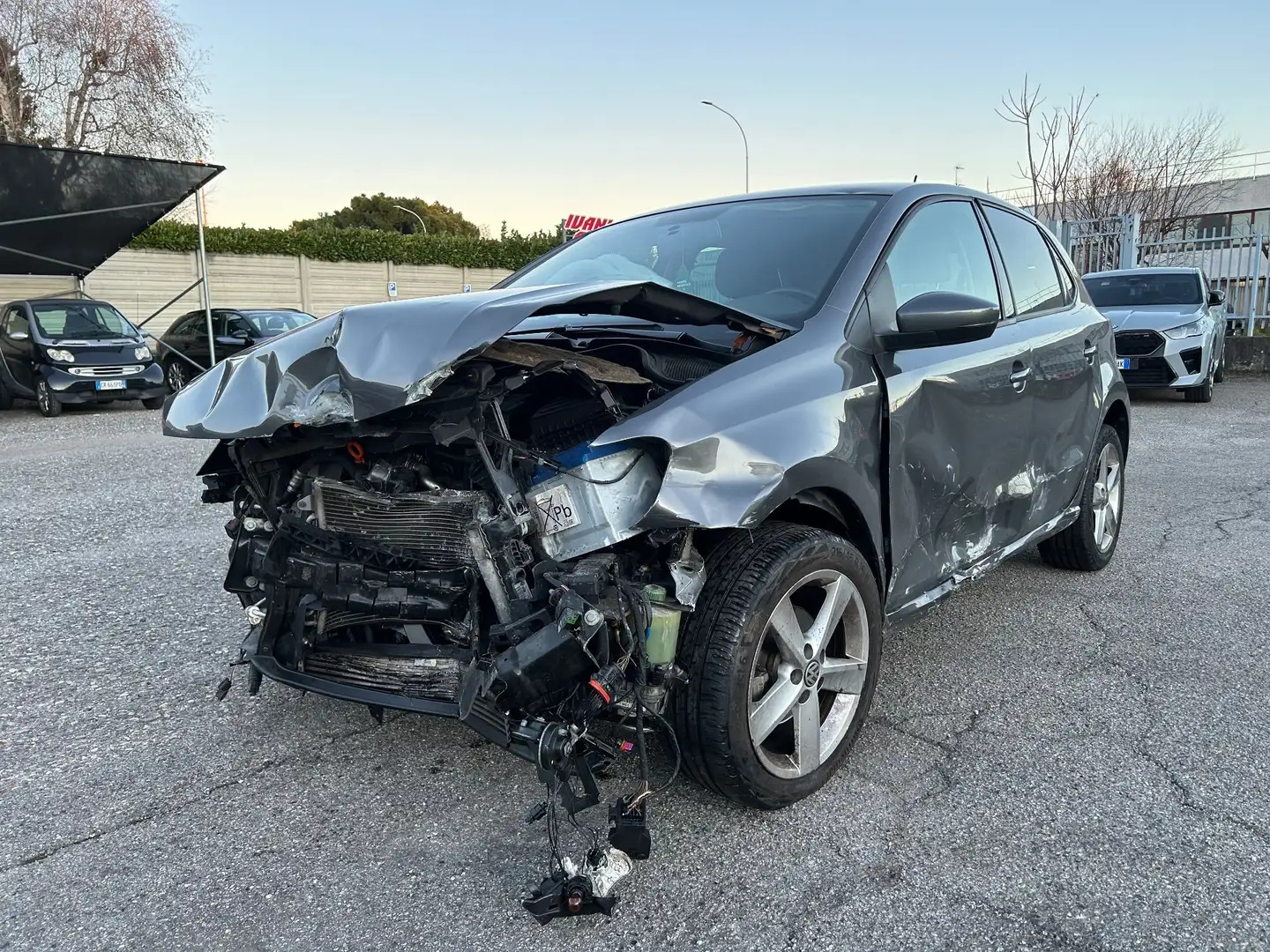 Volkswagen Polo Polo 1.6 TDI 90CV DPF 5 porte Comfortline Grigio - 1