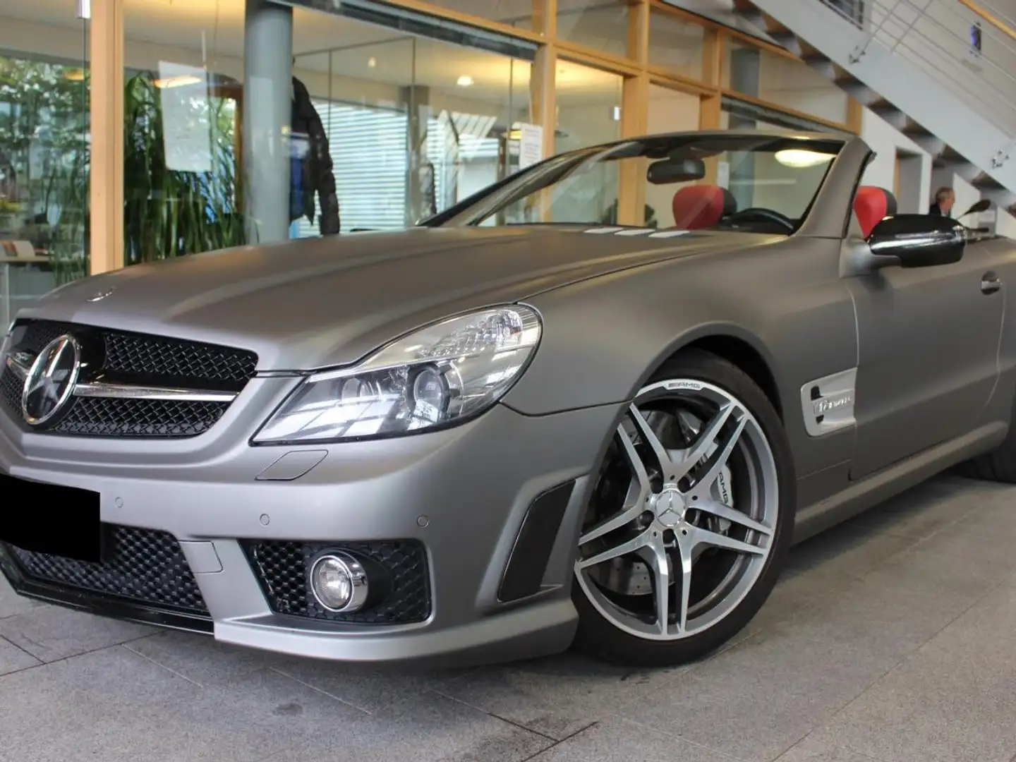 Mercedes-Benz SL 65 AMG , Matt Grau foliert! Bluetooth Navi Klima Weiß - 1