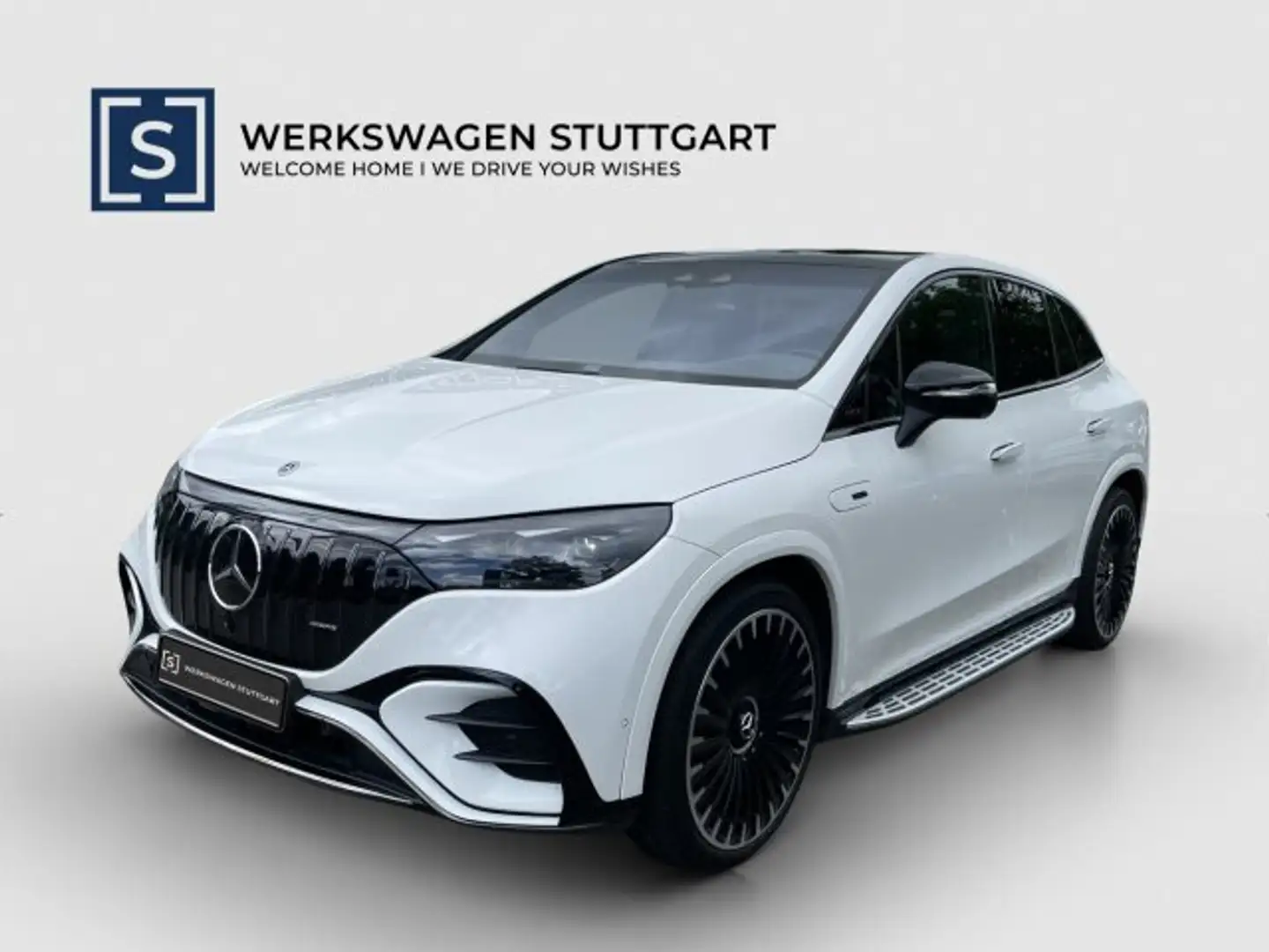 Mercedes-Benz EQE SUV EQE SUV 43 AMG Night 22" Premium Carbon TV NP144 Blanc - 1