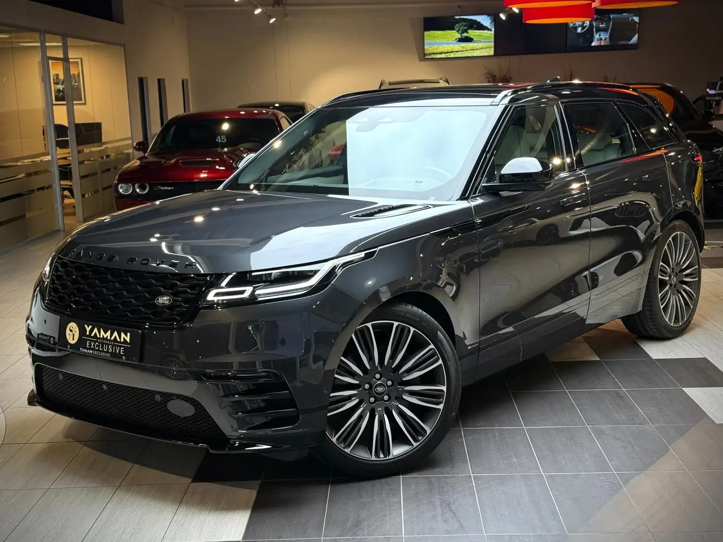 Land Rover Range Rover Velar P400 R-Dynamic*Pano*HuD*StHzg Gris - 1