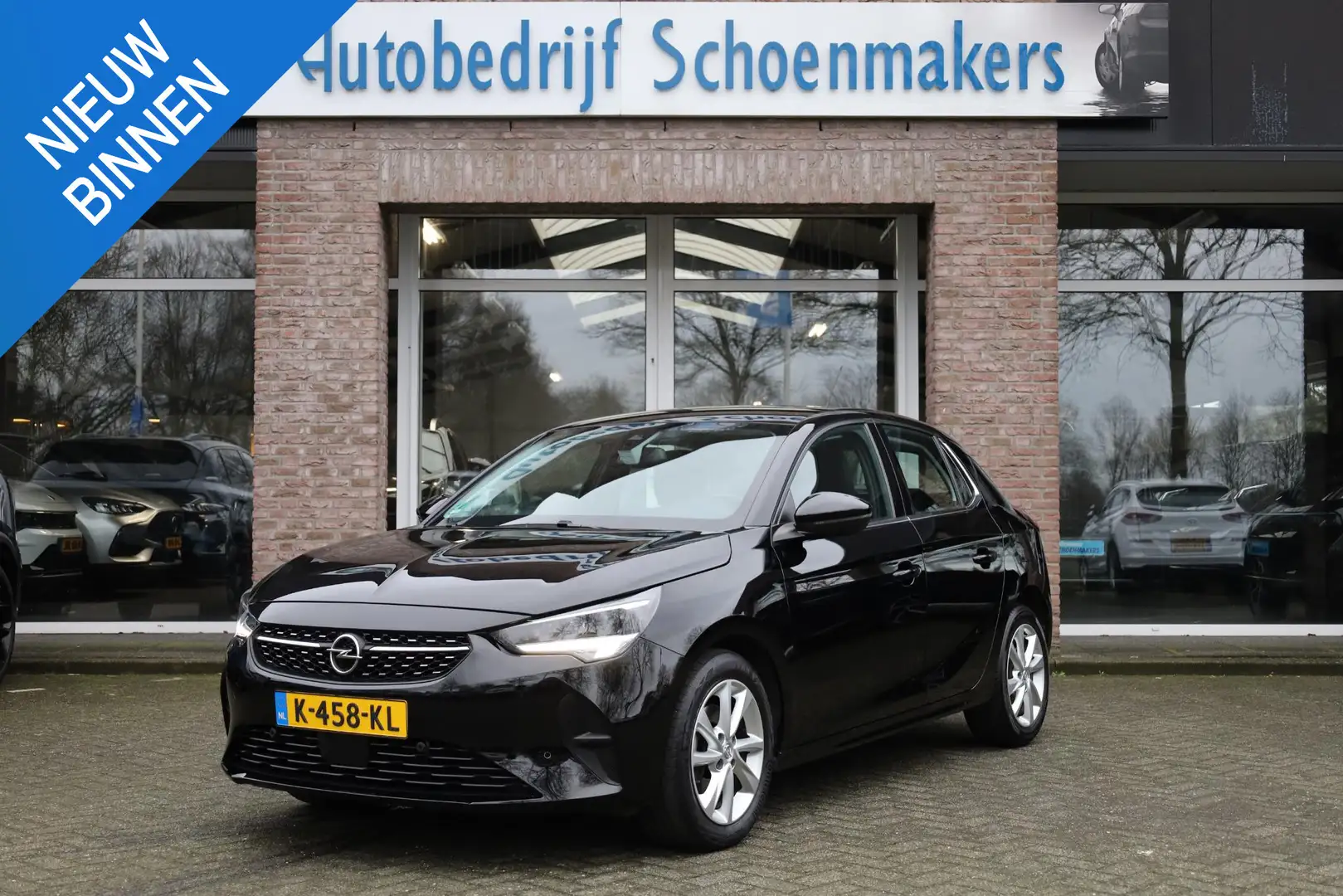 Opel Corsa 1.2 Elegance CARPLAR HALF-LEER 360-CAMERA DAB LANE Schwarz - 1