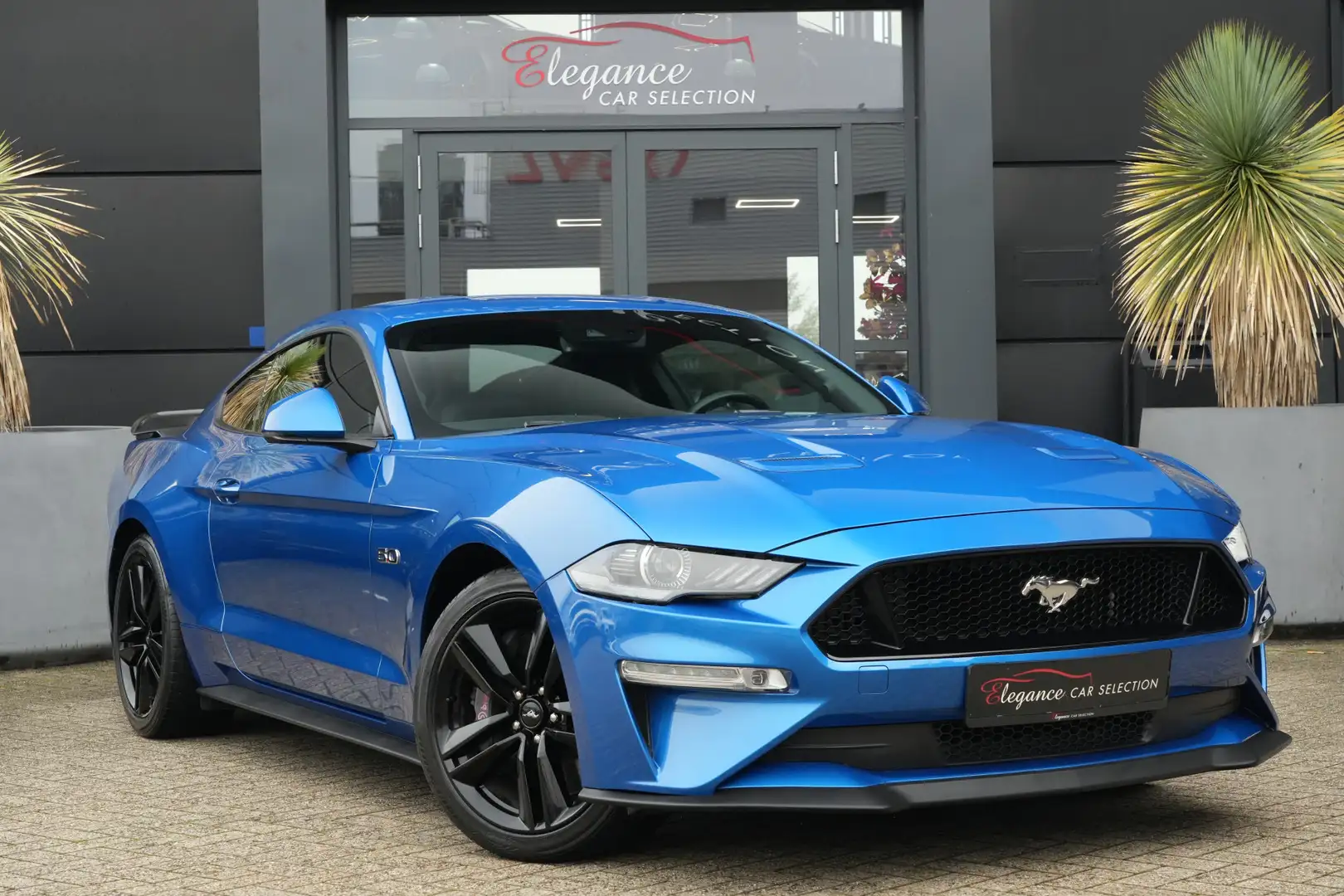 Ford Mustang Fastback 5.0 V8 GT 450pk Navigatie/Stoelverwarming Blauw - 2