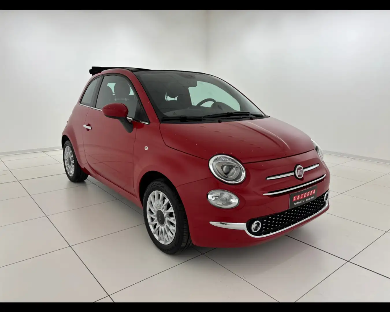 Fiat 500C C 1.0 FireFly Hybrid Dolcevita Rosso - 1