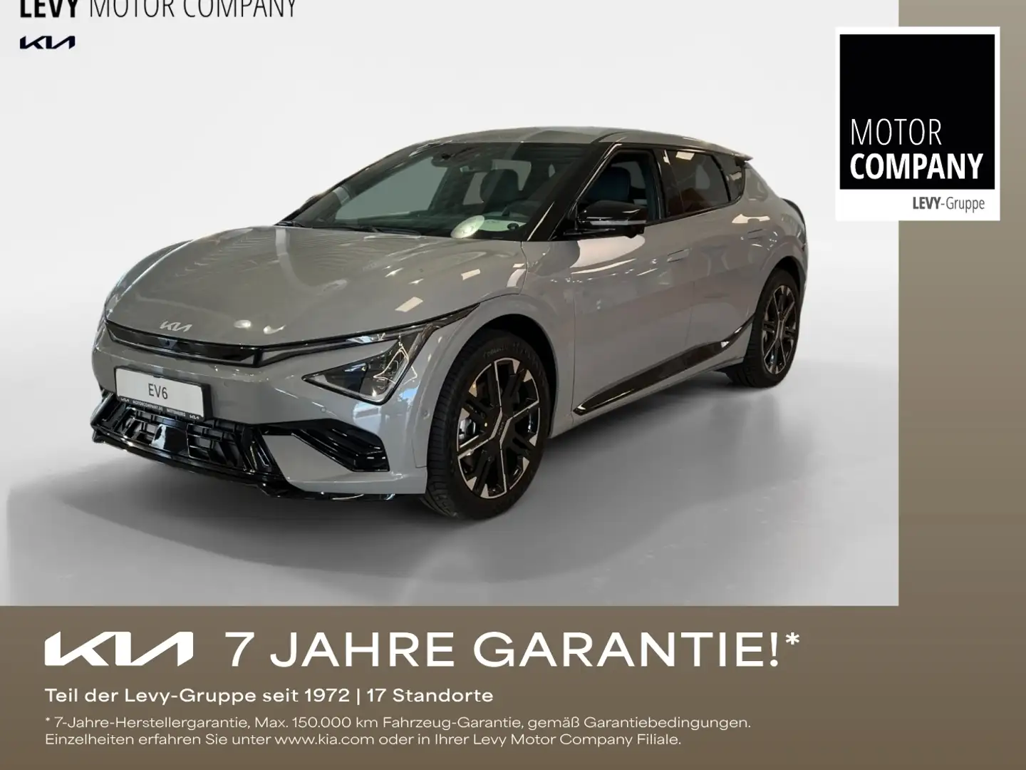 Kia EV6 84 kWH GT-Line AWD Wärmepumpe+P4+P5+P6+P7 Šedá - 1