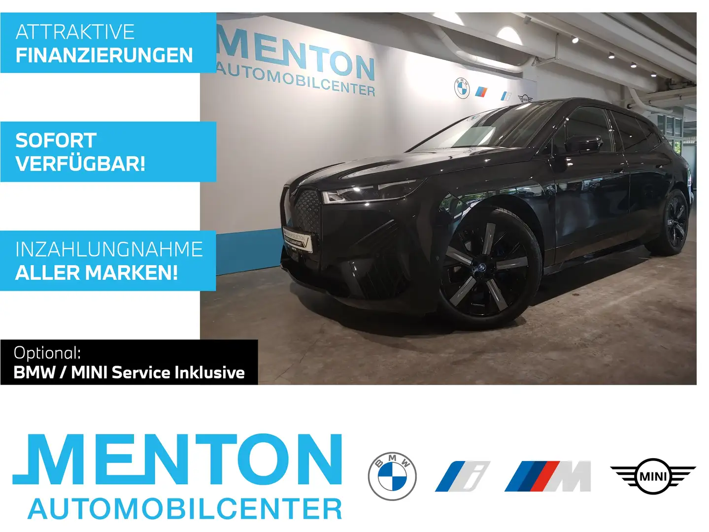 BMW iX xDrive40 Sportpaket/Head-Up/LED/Driving Assist Noir - 1