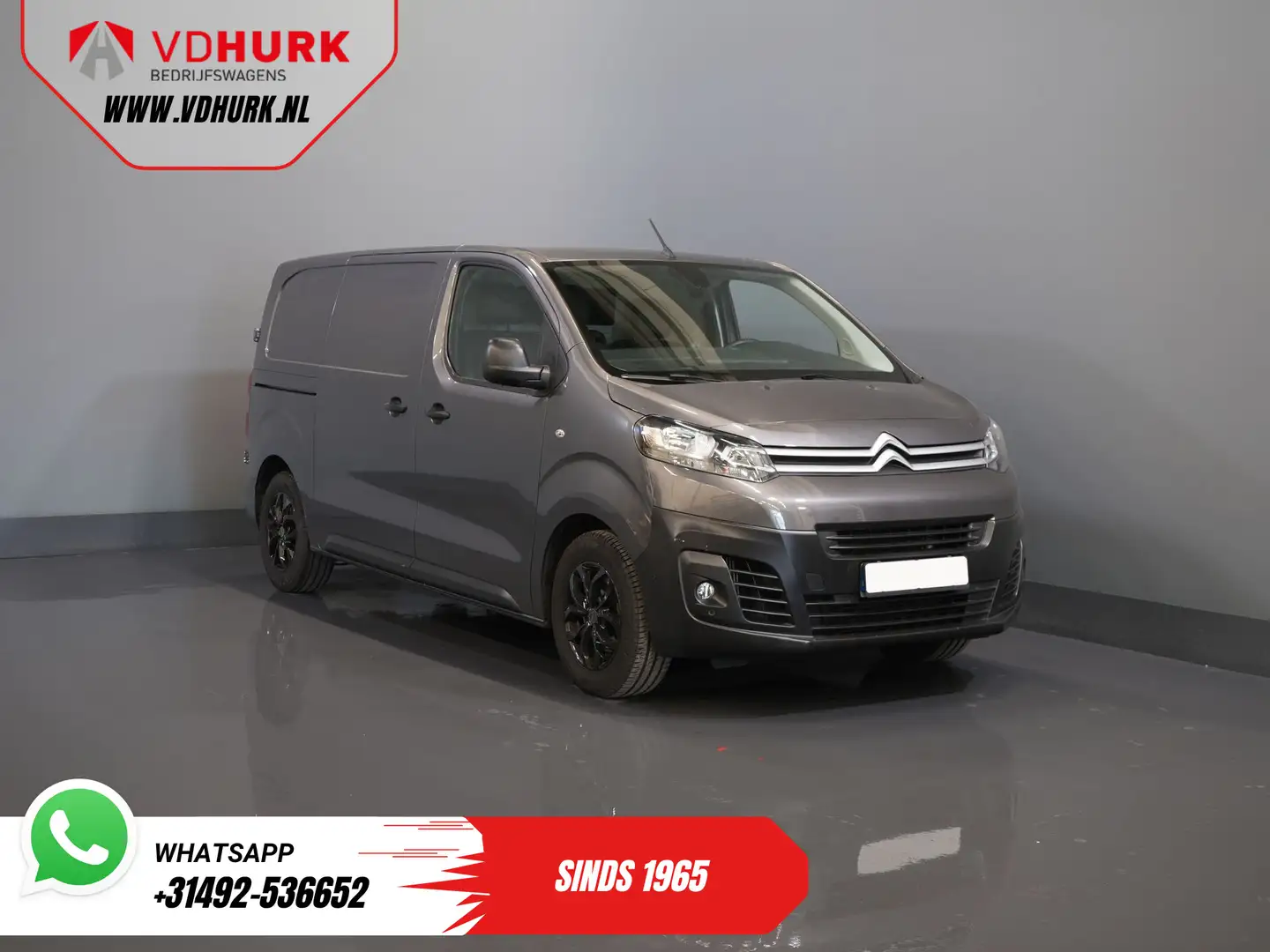 Citroen Jumpy 1.5 HDI 100 pk L2 BPM VRIJ! NL Auto/ Navi/ Carplay Gris - 1