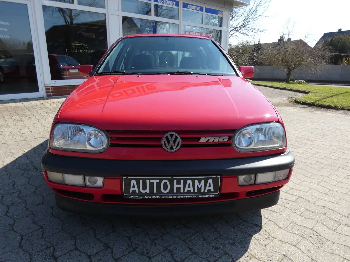 Volkswagen Golf 2,8L VR6, SHZ, Leder, Klima,H-Zulassung Rojo - 2
