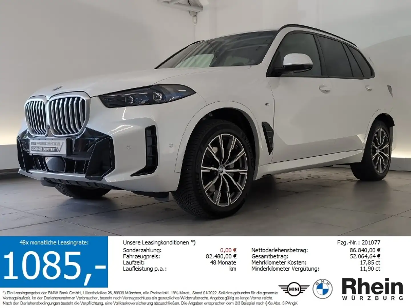 BMW X5 xDrive40d M Sport AHK/Pano/HIFI/Soft-Close/ AHK/Pa Weiß - 1
