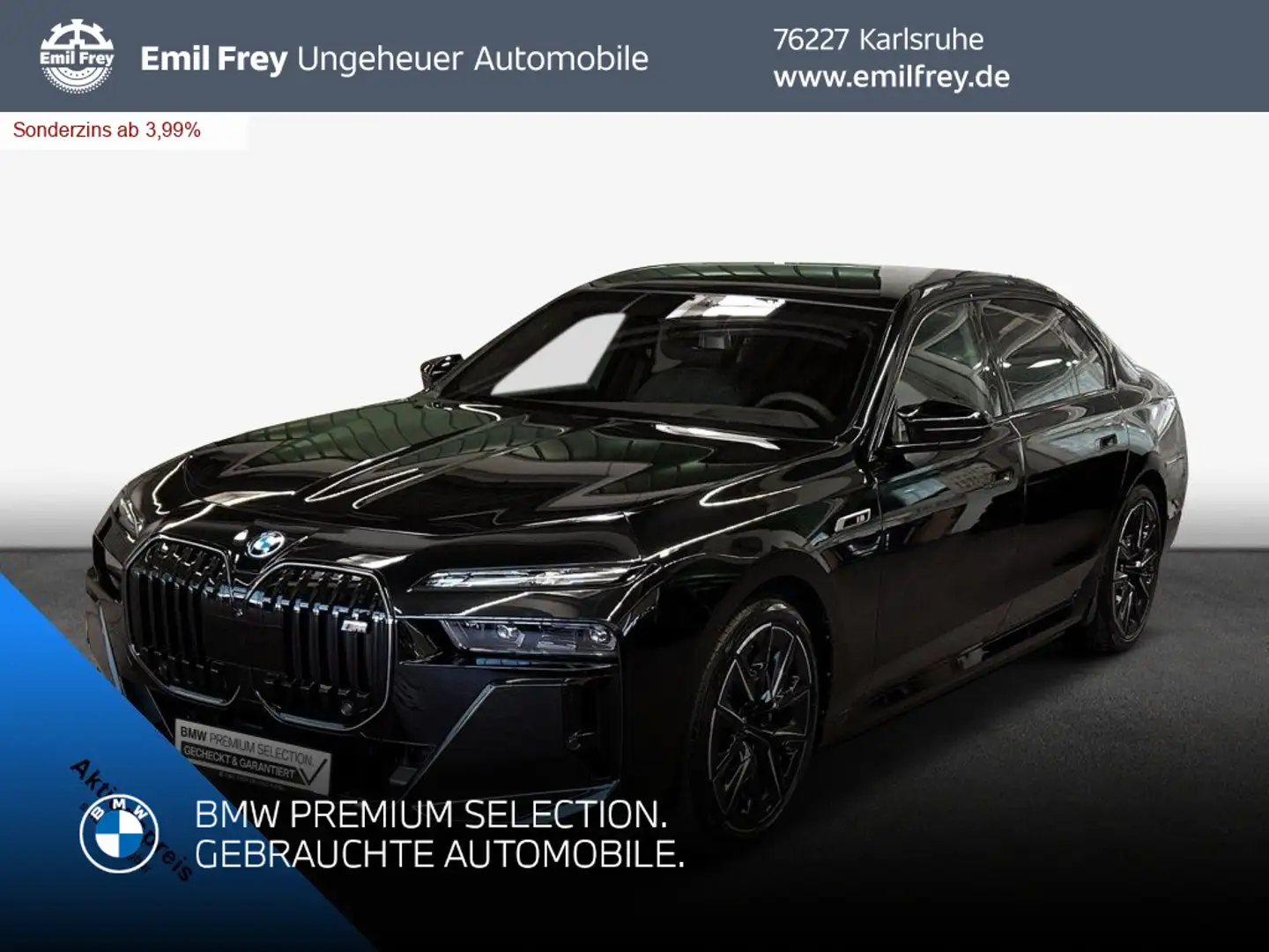 BMW i7 M70 xDrive Schwarz - 1