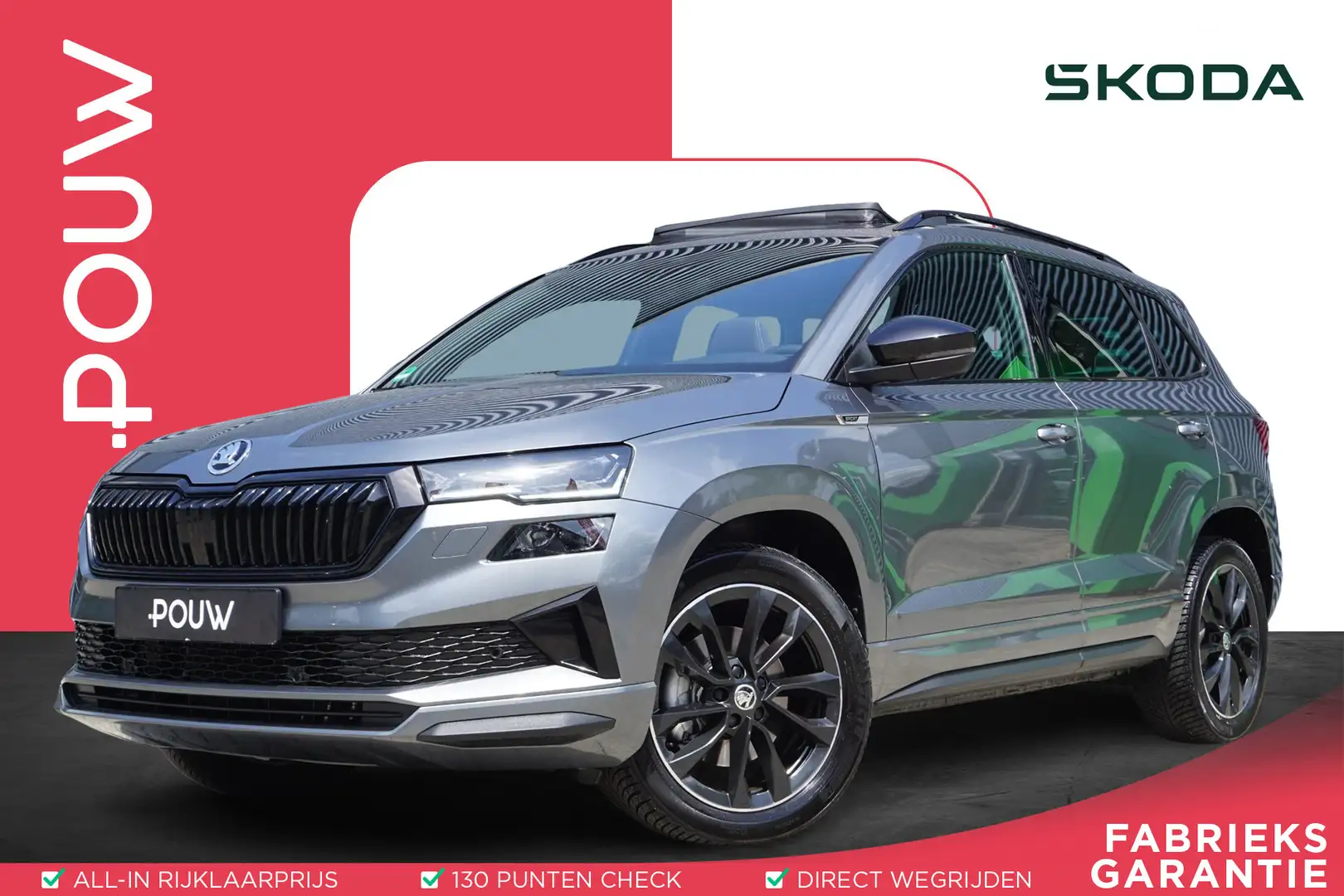 Skoda Karoq 1.5 TSI 150pk DSG ACT Sportline Business | Trekhaa Gris - 1