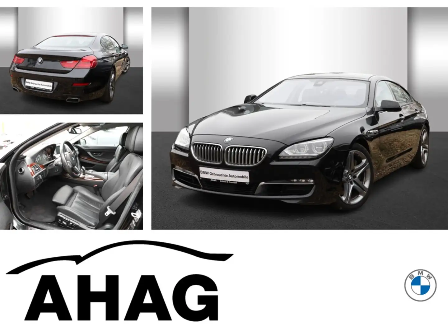 BMW 650 i xDrive Gran Coupe Navi Prof. 19"LM EDC PDC Schwarz - 1