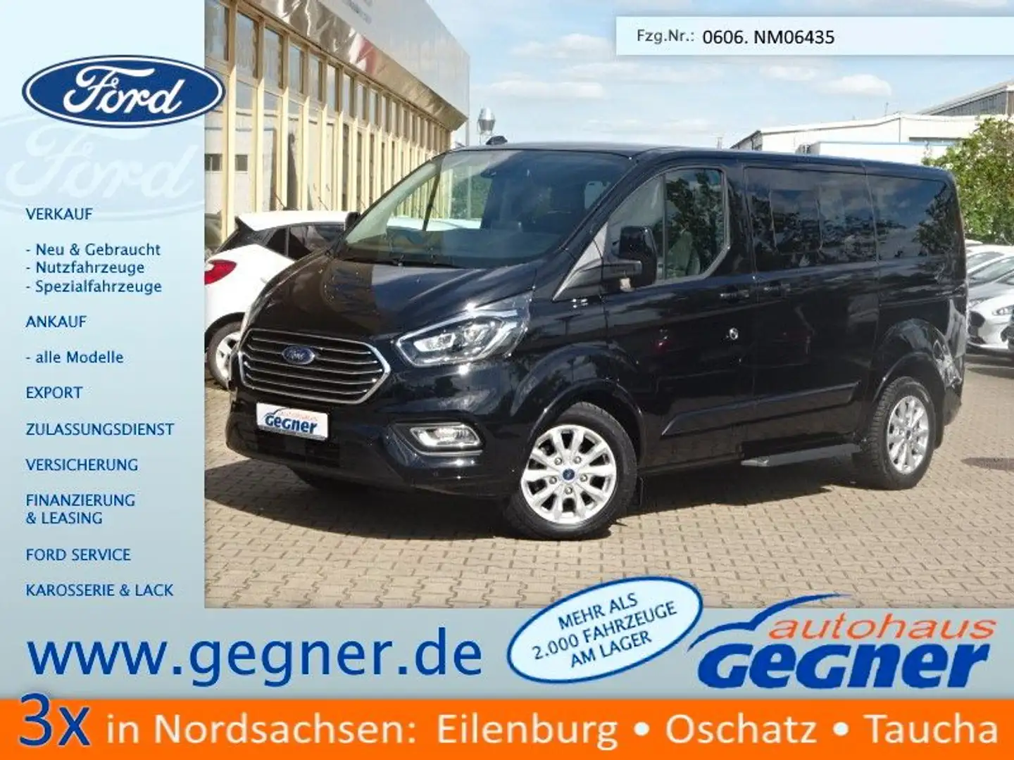 Ford Tourneo Custom L1 Autm. Titanium Navi ACC AHK Schwarz - 1