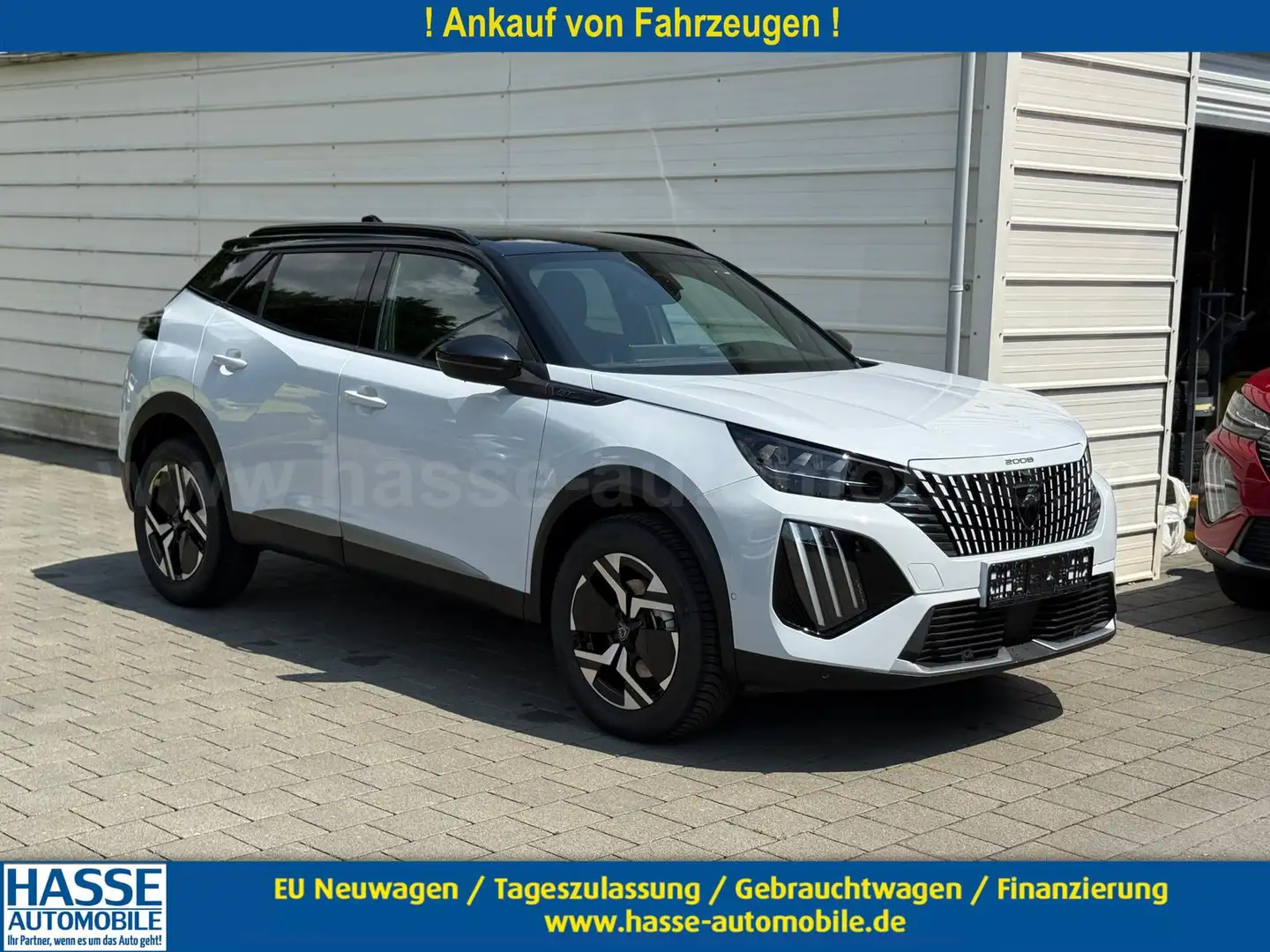 Peugeot 2008 GT HYBRID 145 e-DSC6 *Navi*ACC*Alcantara*SHZ*36... Weiß - 1