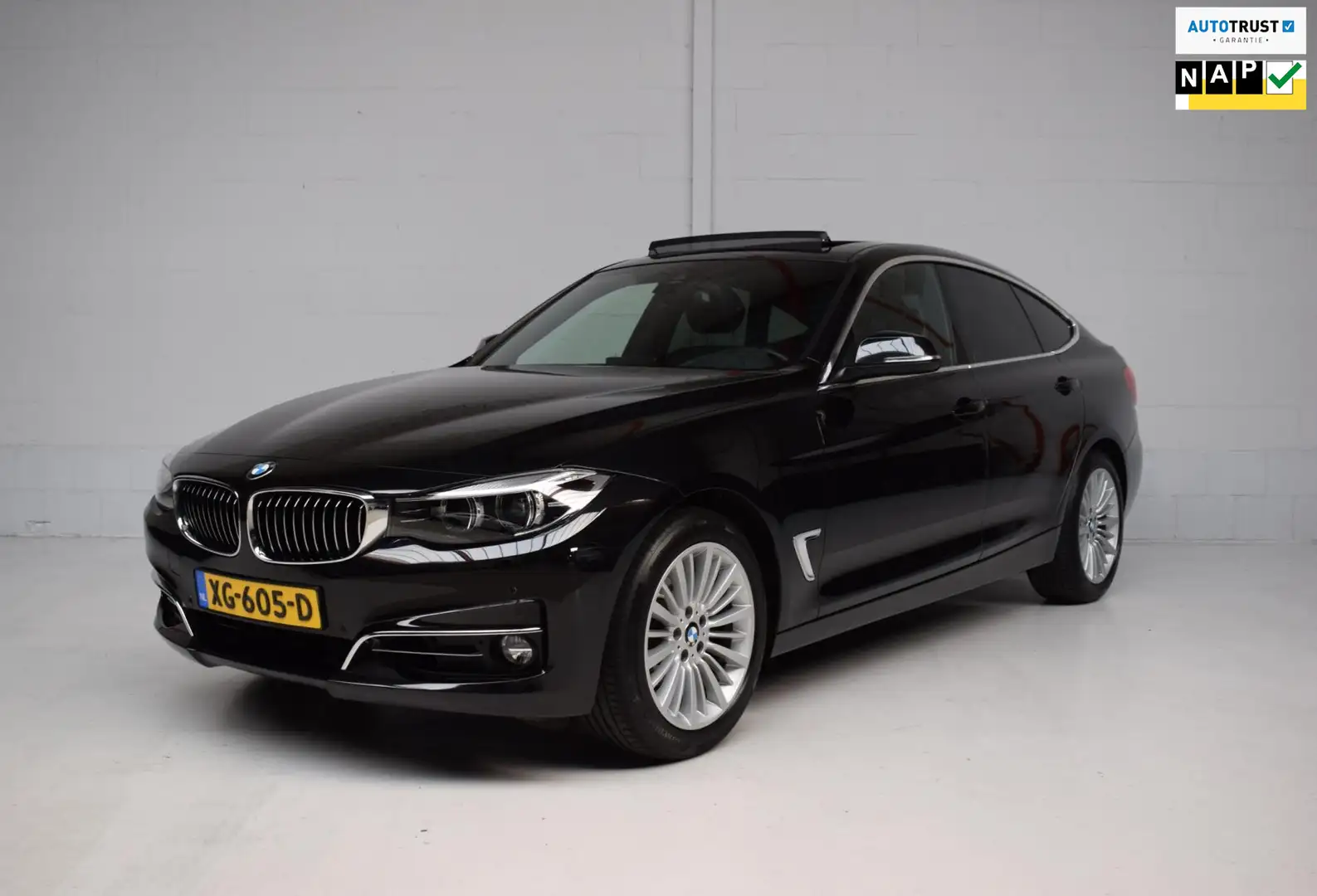 BMW 320 3-serie Gran Turismo 320i High Executive ORG.NED / Zwart - 1