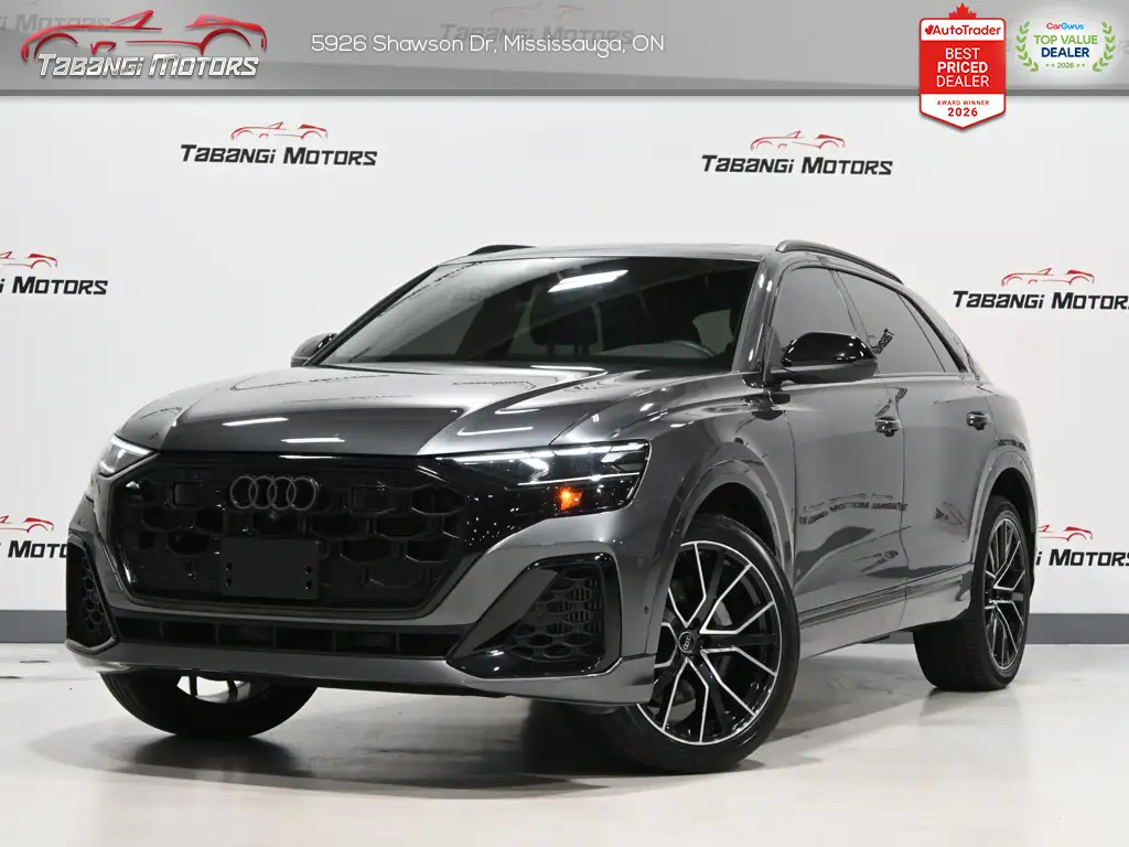 2025 Audi Q8 Progressiv No Accident B&O 360CAM Vented Seats Panoramic Roof