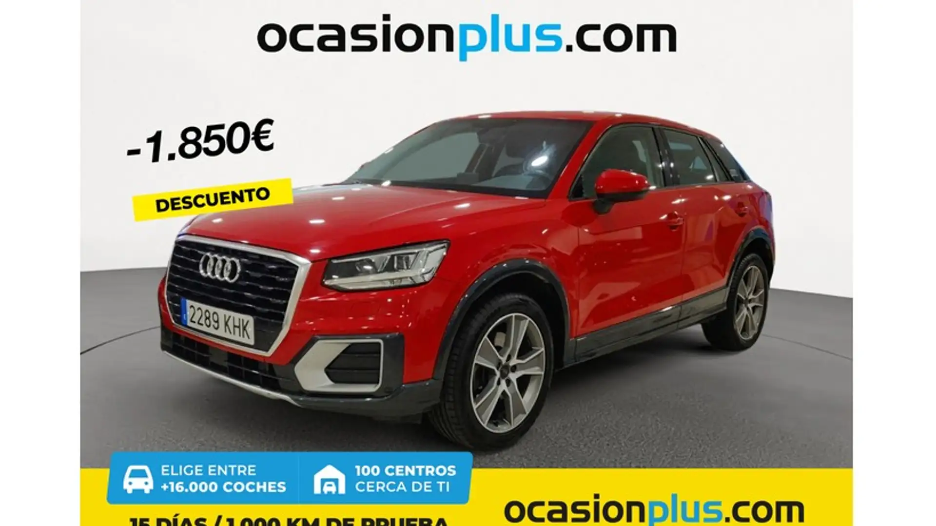Audi Q2 1.6TDI Design edition 85kW Rood - 1