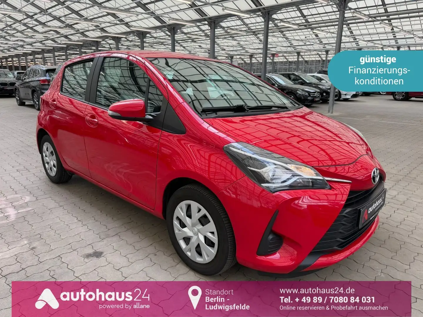 Toyota Yaris 1.5 Dual-VVT-iE  Comfort|CarPlay|Kamera Kırmızı - 1