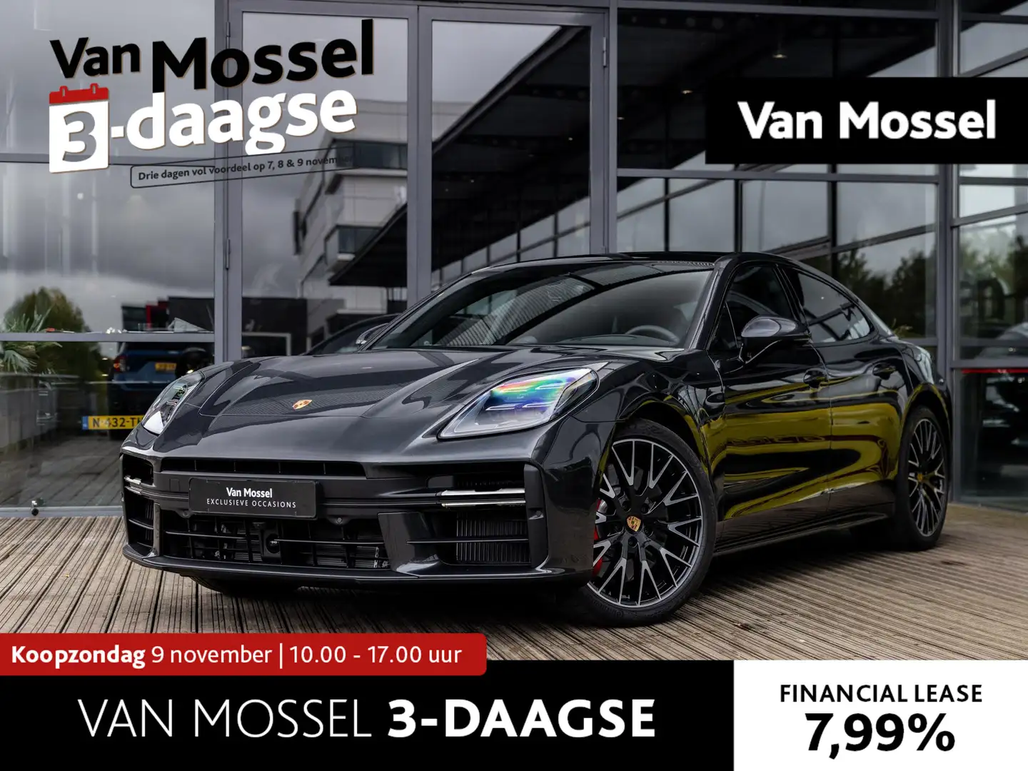 Porsche Panamera 2.9 4S E-Hybrid | SPORTDESIGN | SPORTCHRONO | PASM Grijs - 1