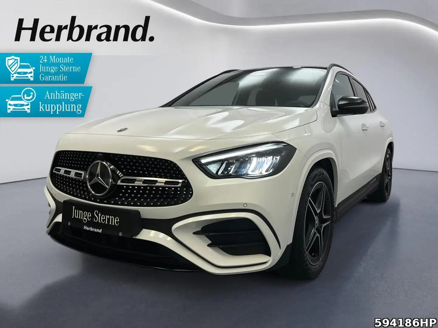 Mercedes-Benz GLA 180 Edition AMG Pano AHK Night Memory 360° Weiß - 1