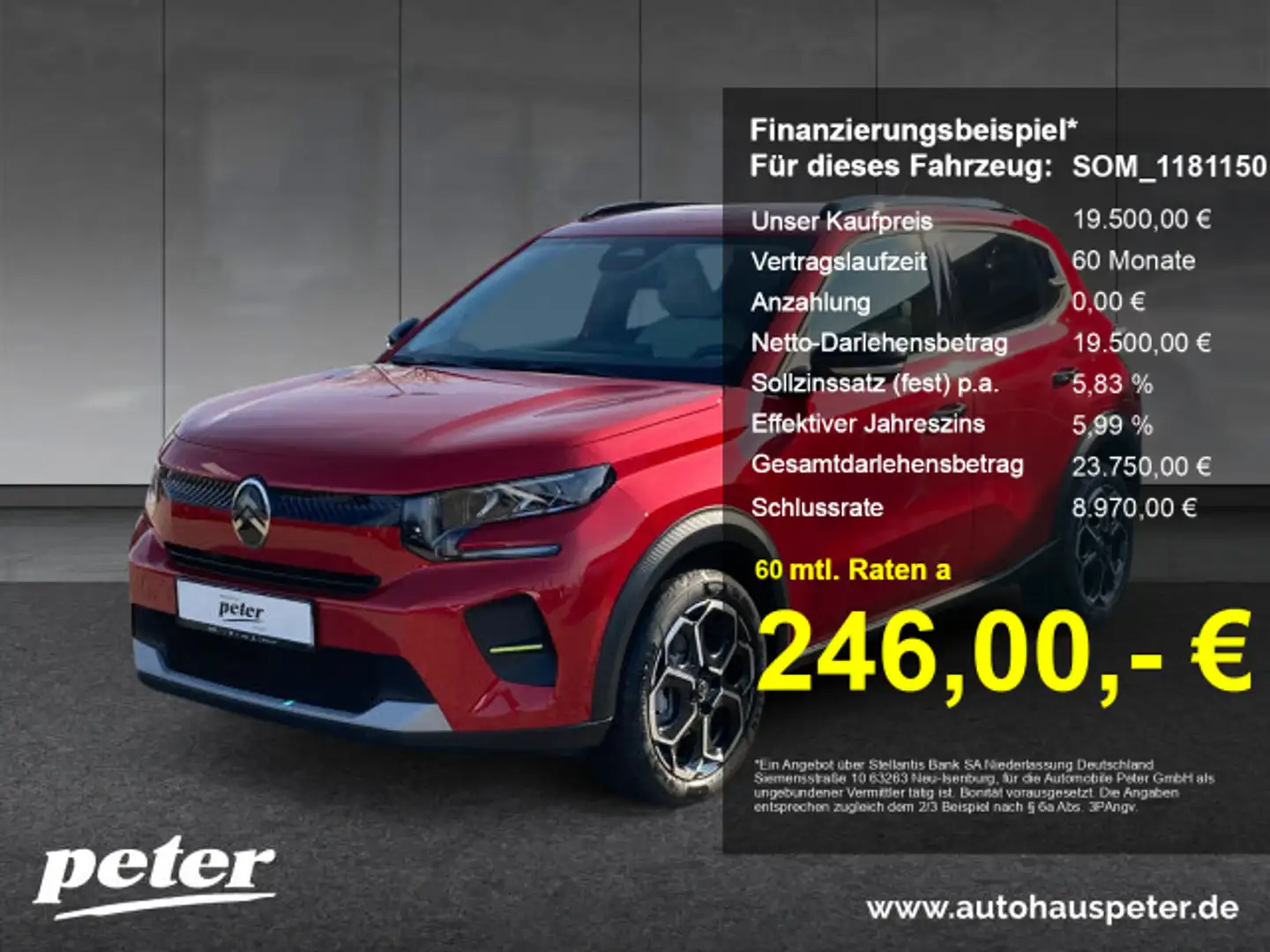 Citroen C3 C3 Turbo 100 MAX +Navi+Kamera+LED+DAB+Alufelgen+ Rojo - 1