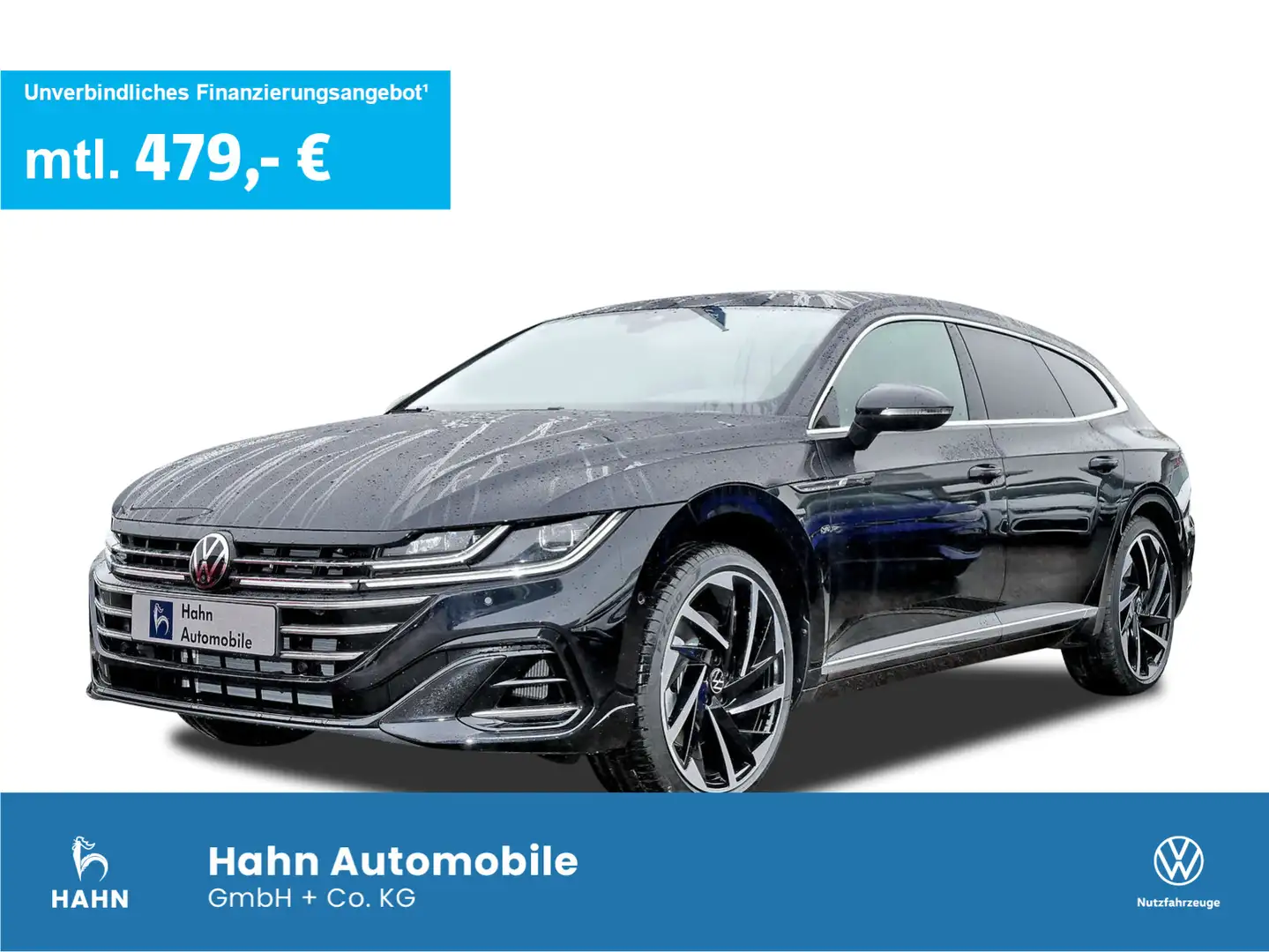Volkswagen Arteon R-Line 280 PS Navi AHK Sth Schwarz - 1
