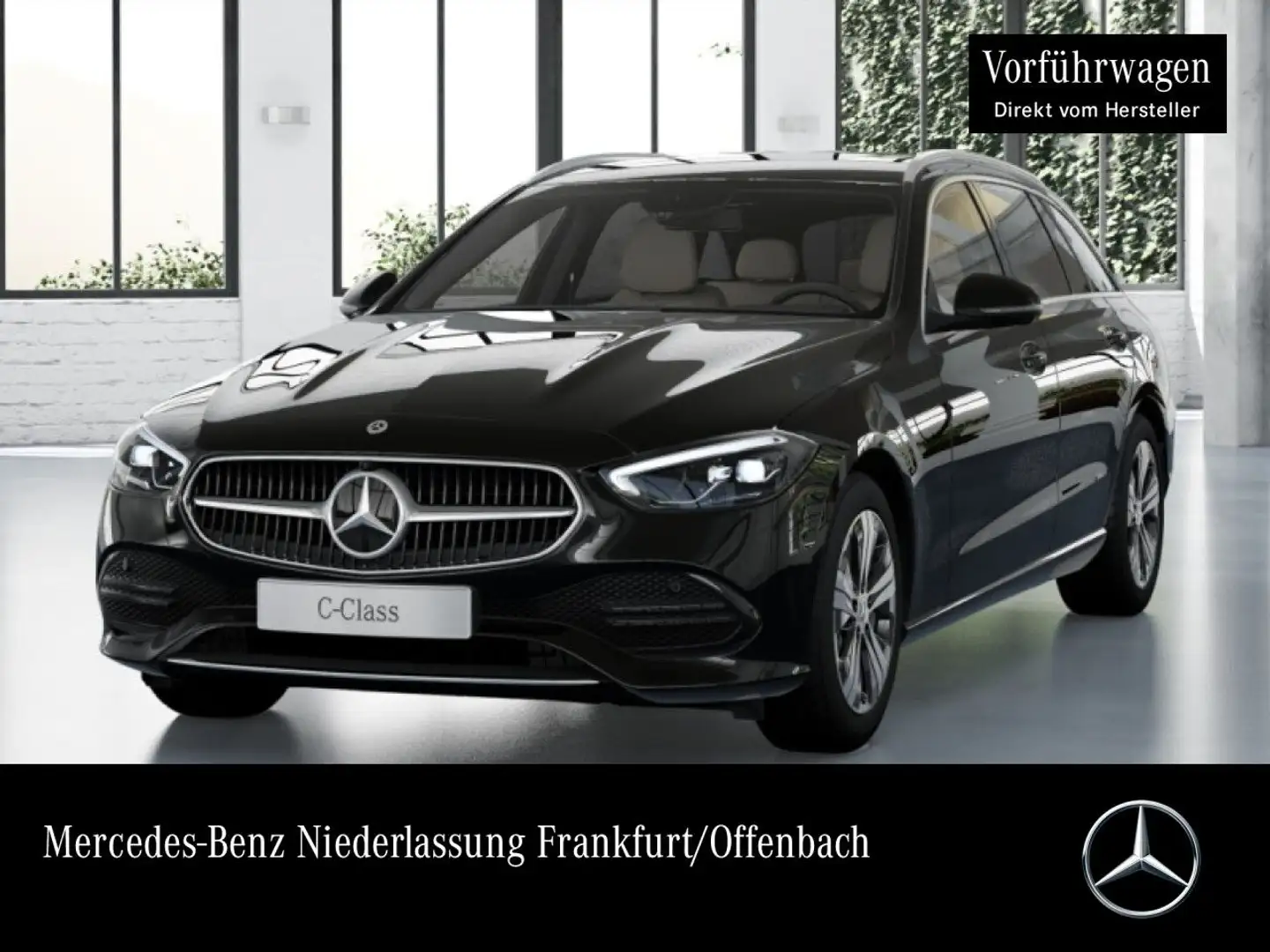 Mercedes-Benz C 300 e T AVANTG+360+LED+TOTW+KEYLESS+9G Schwarz - 1