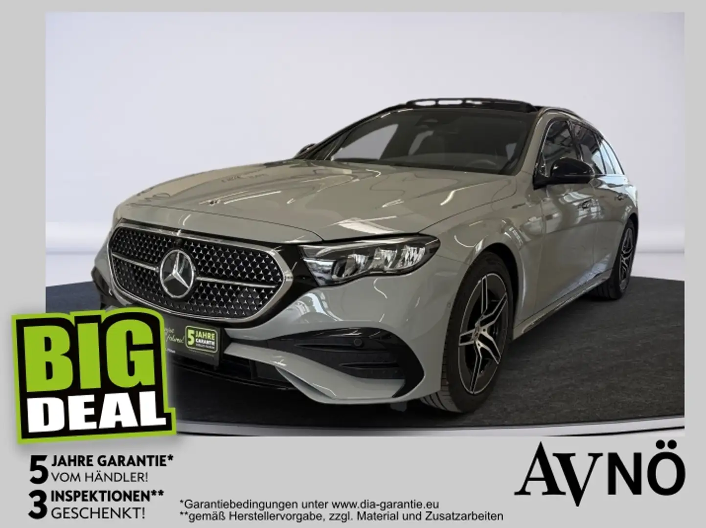 Mercedes-Benz E 300 e T AMG LINE PANO HSD AHK Grau - 1