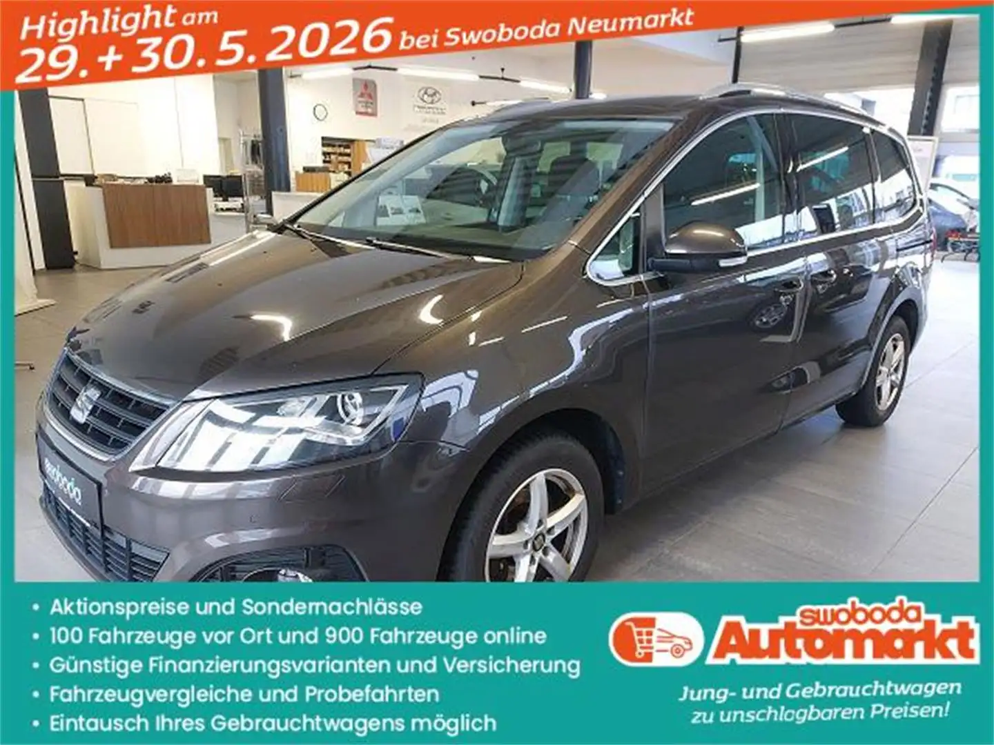 SEAT Alhambra Business 2,0 TDI CR *7-Sitzer* Braun - 1