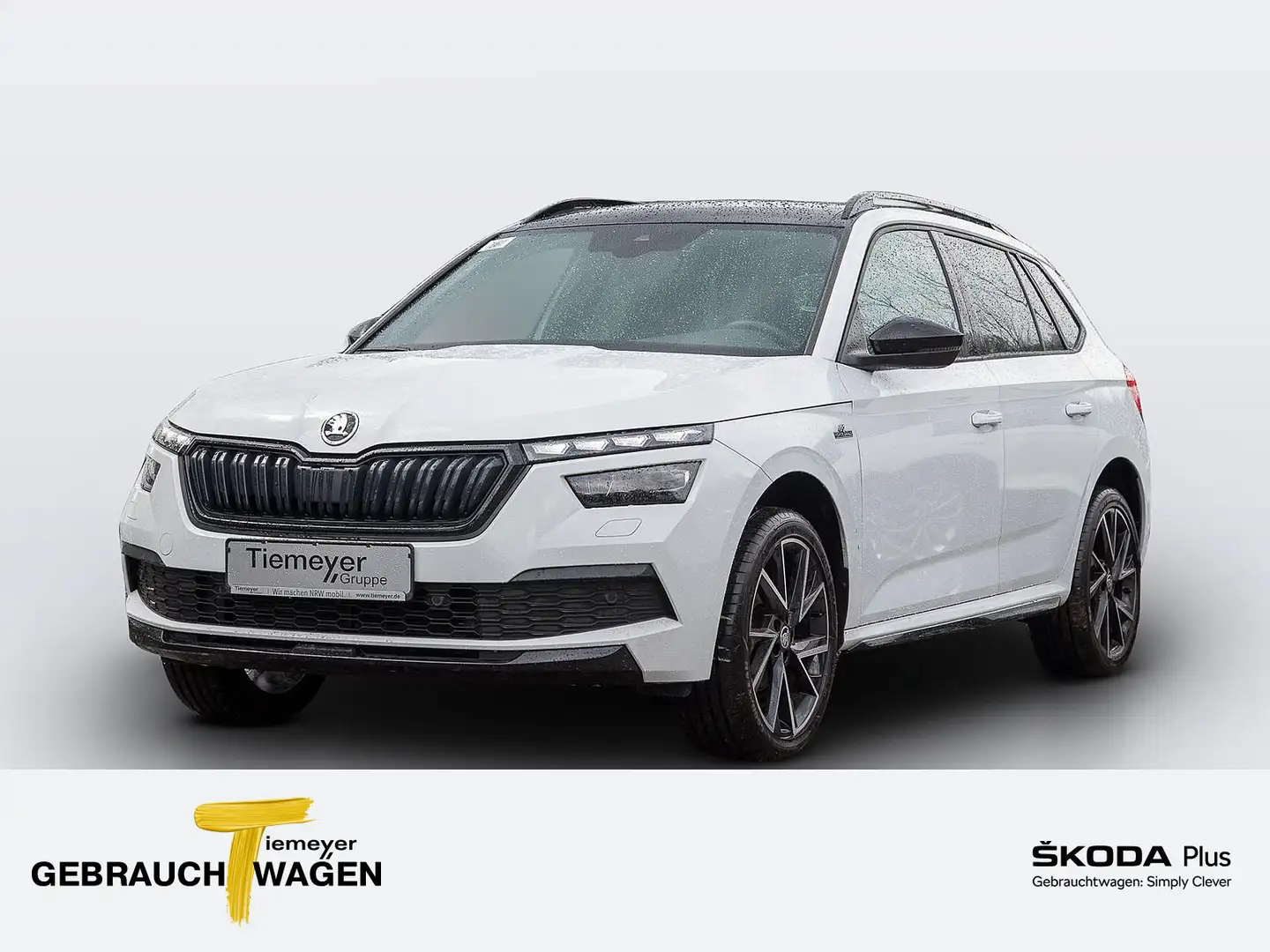 Skoda Kamiq 1.0 TSI DSG MONTE CARLO PANO LM18 NAVI KAM Blanc - 1