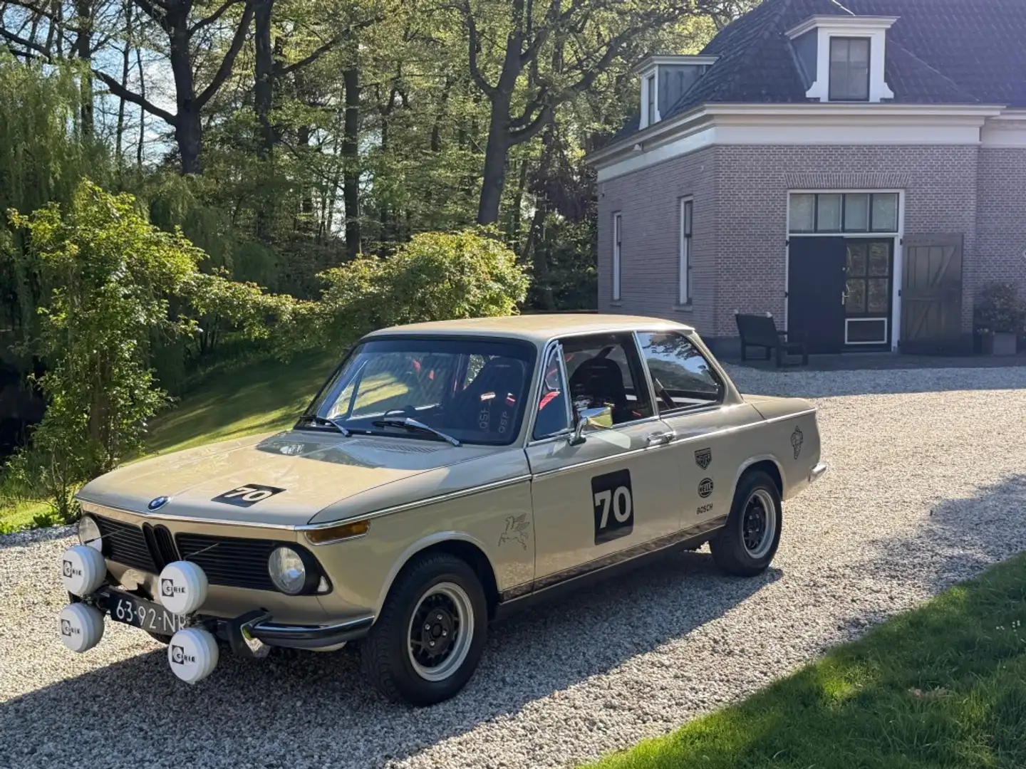 BMW 2002 2002 RALLY NL-auto ronde lichten #STOER Beige - 1