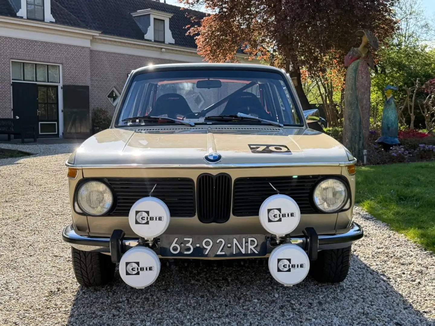 BMW 2002 2002 RALLY NL-auto ronde lichten #STOER Beige - 2