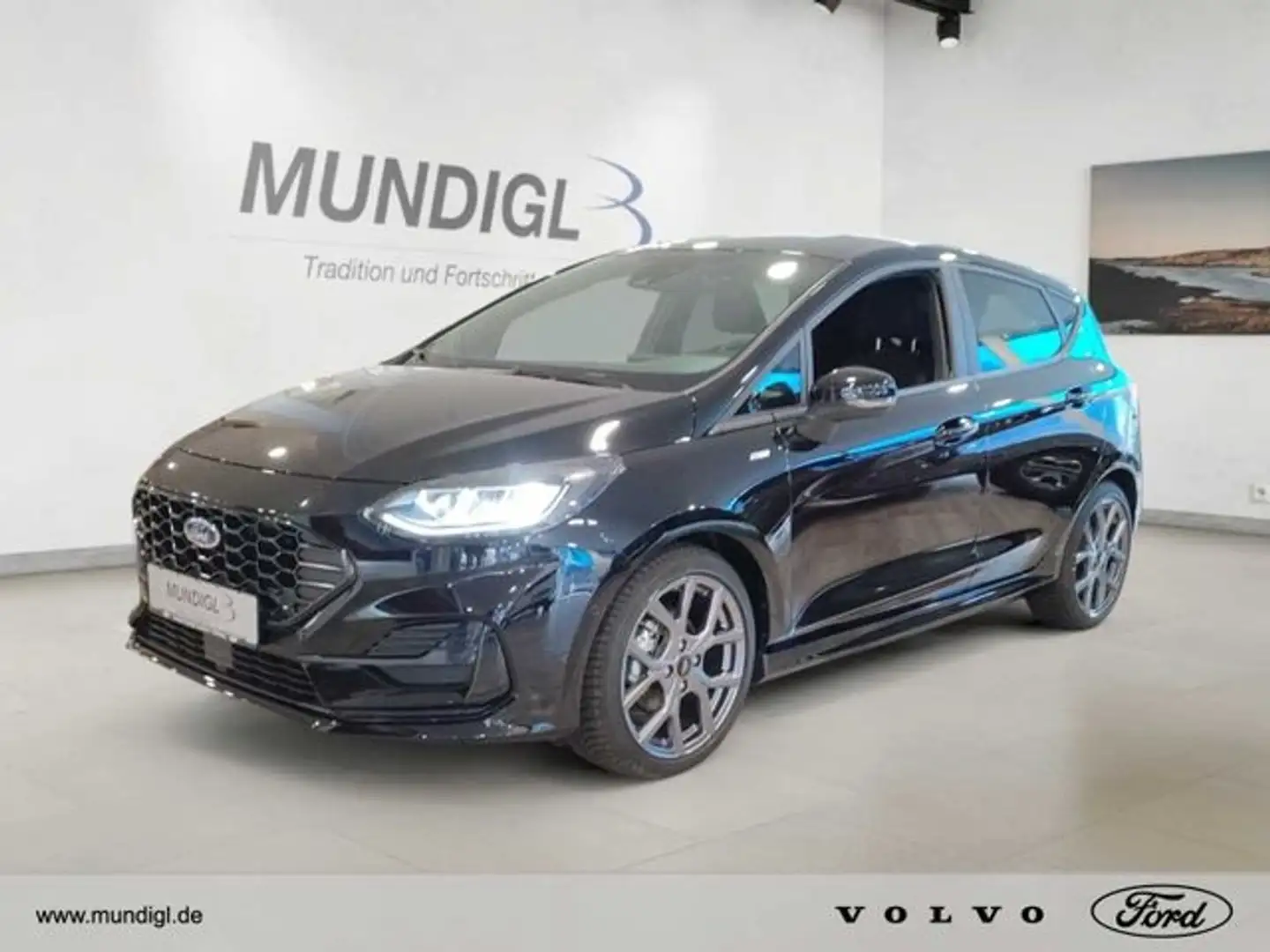 Ford Fiesta 5trg. ST-Line X NAVI,Klimaaut.,RFK,PDC,LR Schwarz - 1
