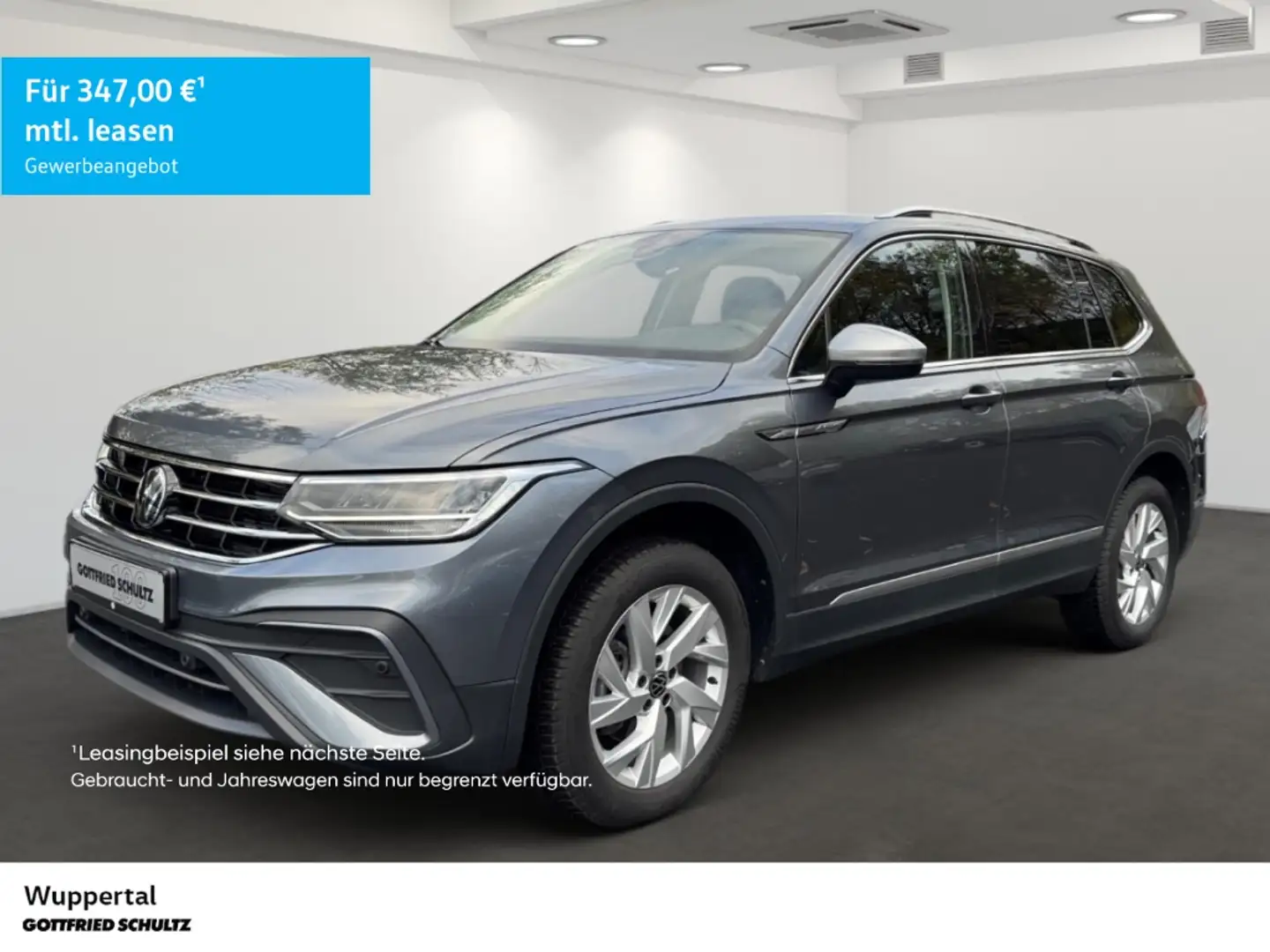 Volkswagen Tiguan Allspace 2.0 TDI DSG AHK NAVI ACC KAM LED SHZ PDC LM Grau - 1