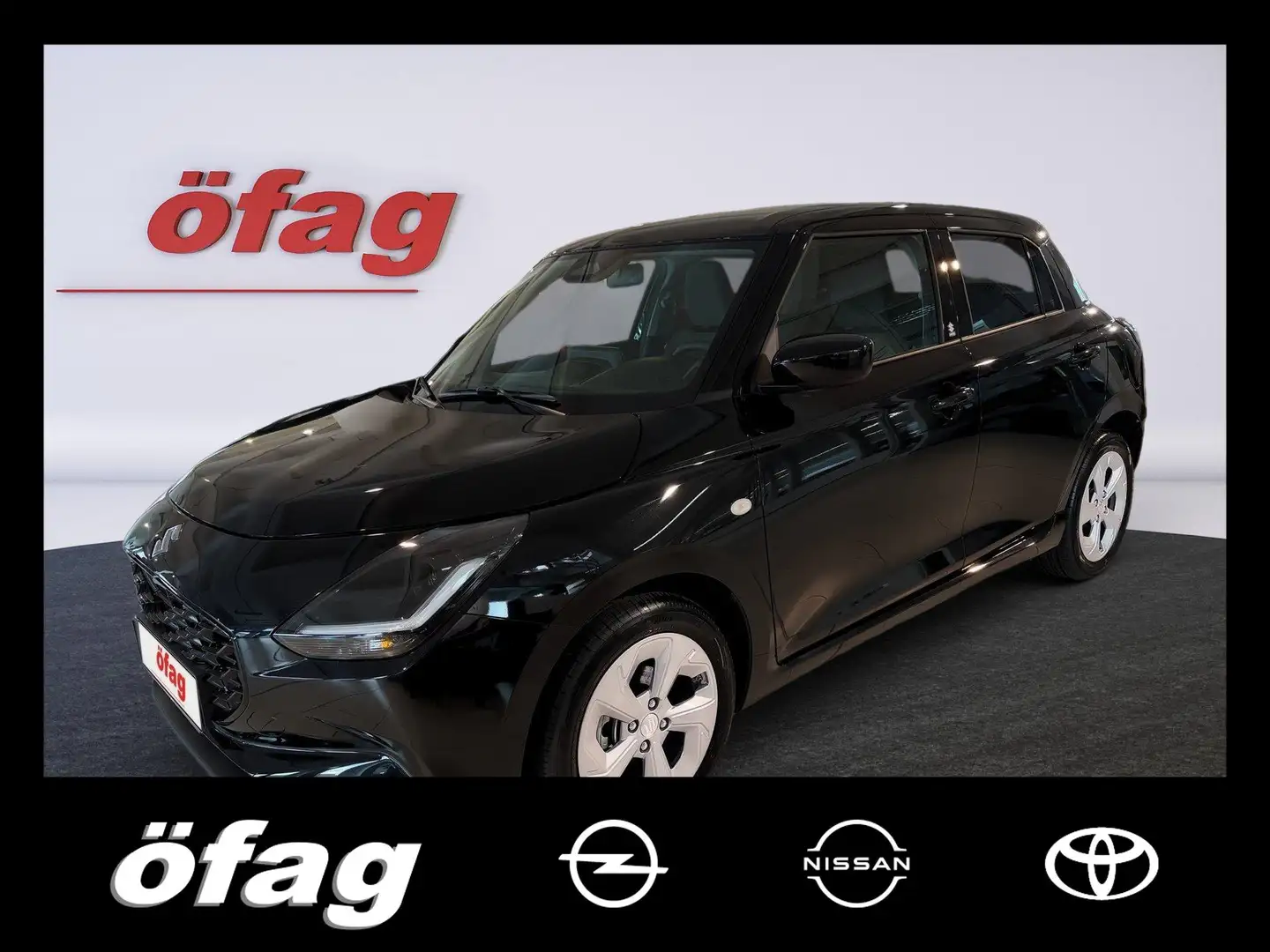 Suzuki Swift 1.2 Hybrid Shine CVT LED+Navi+SHZ+Kam.+PDC Schwarz - 1