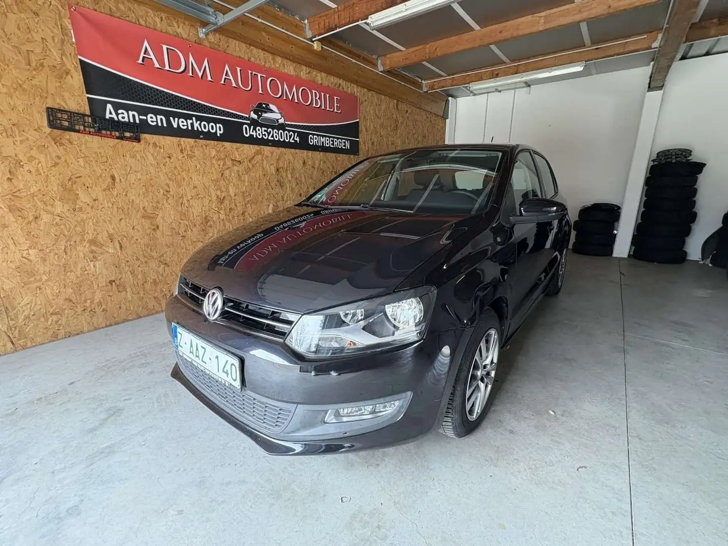 Volkswagen Polo 1.4 Bezin (86) Pk met keuring van verkoop Zwart - 1