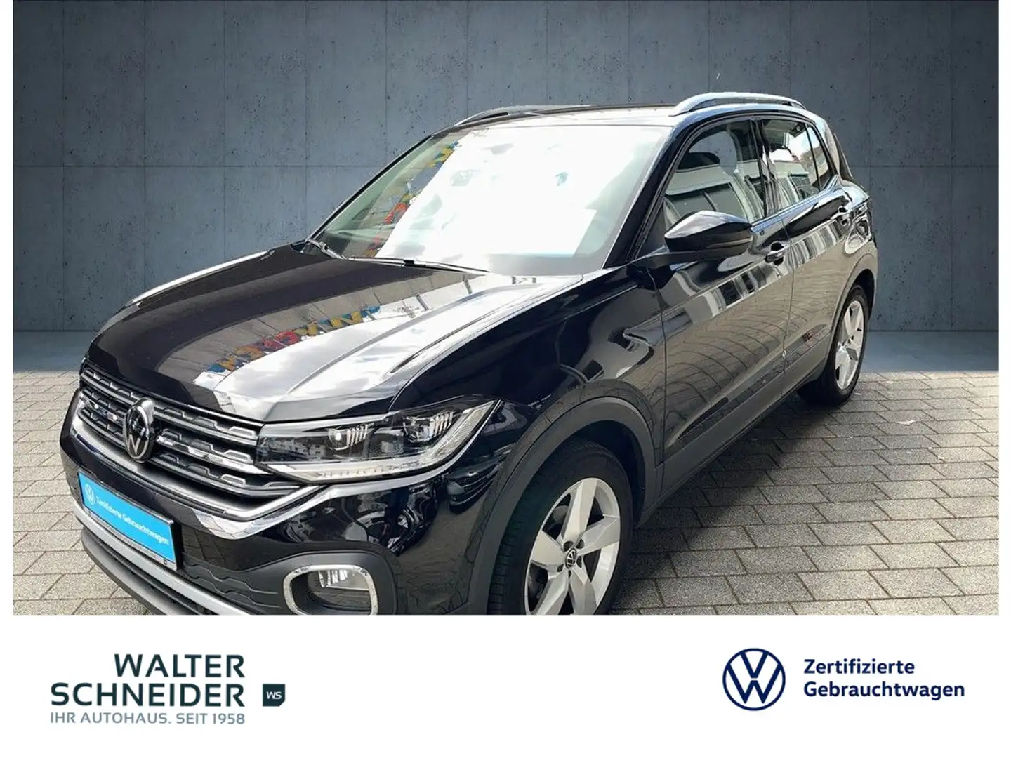 Volkswagen T-Cross 1.0 TSI Style Navi LED SHZ Schwarz - 1
