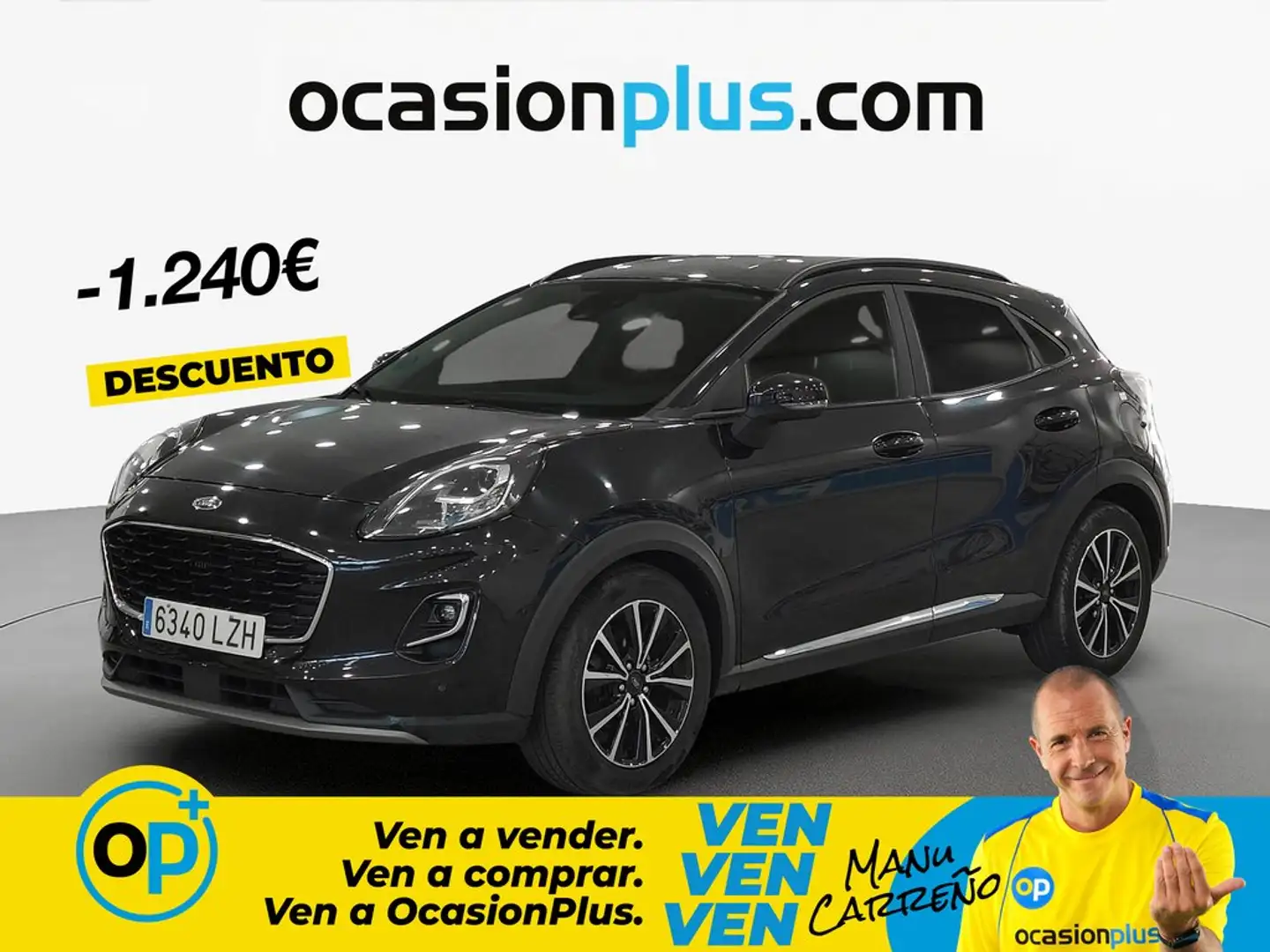 Ford Puma 1.0 EcoBoost MHEV Titanium Design 125 Negro - 1