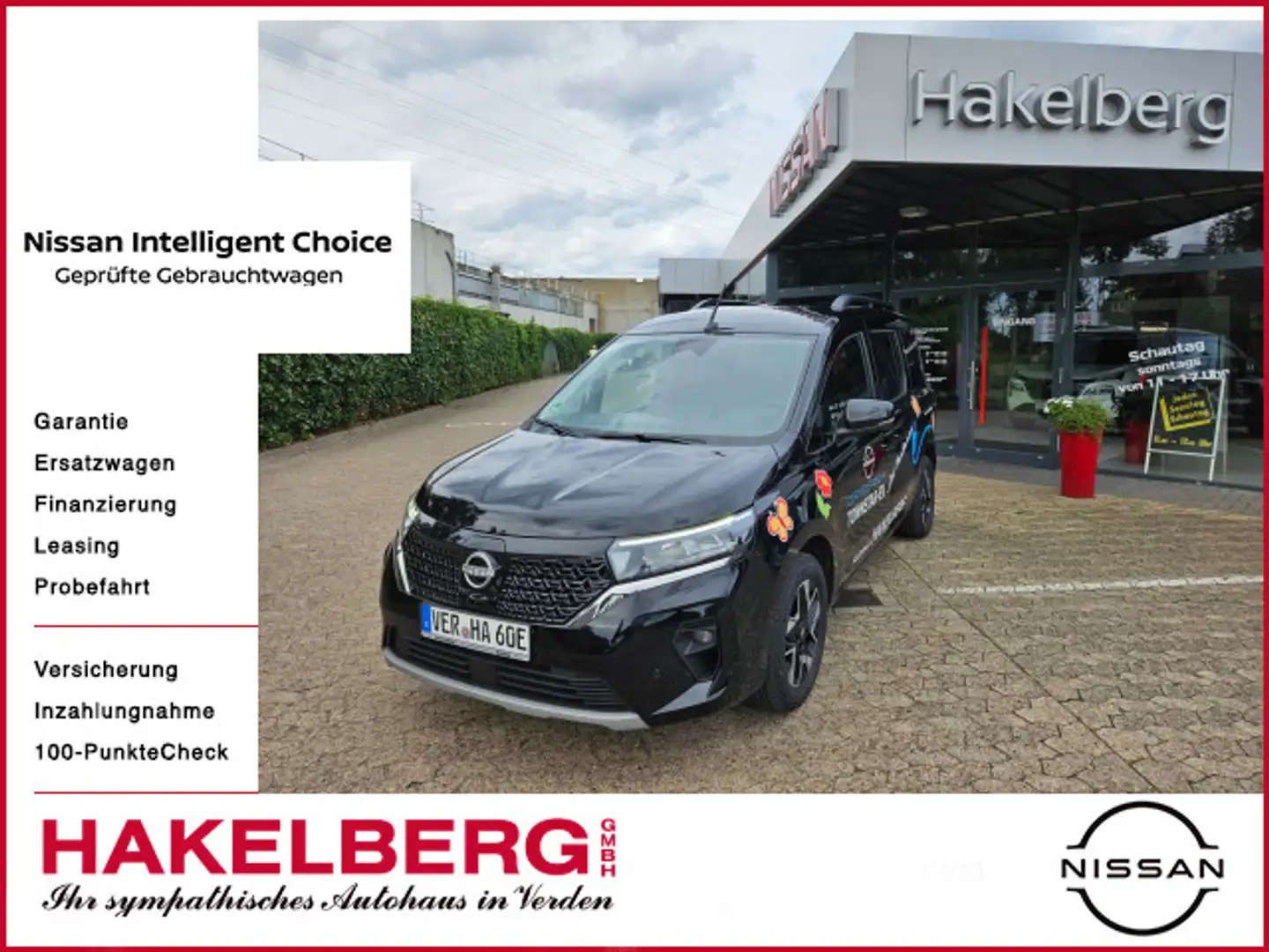 Nissan Townstar EV Tekna-Option Schwarz - 1