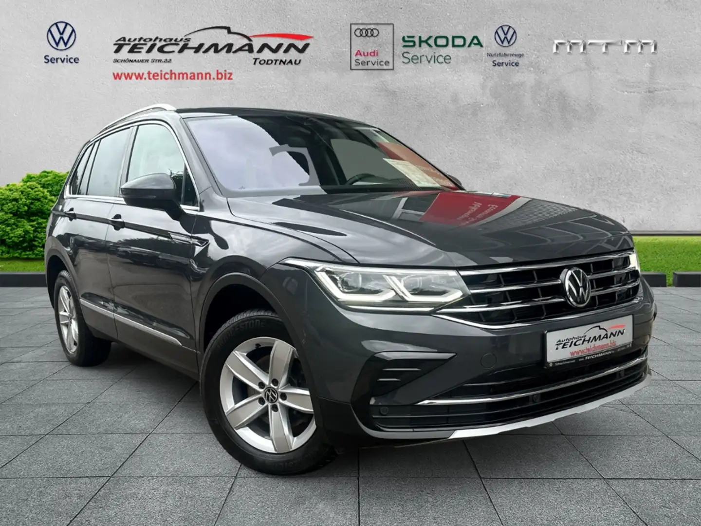 Volkswagen Tiguan Elegance 4Motion 2.0 TDI DSG AHK BMT  EU6d Grau - 2