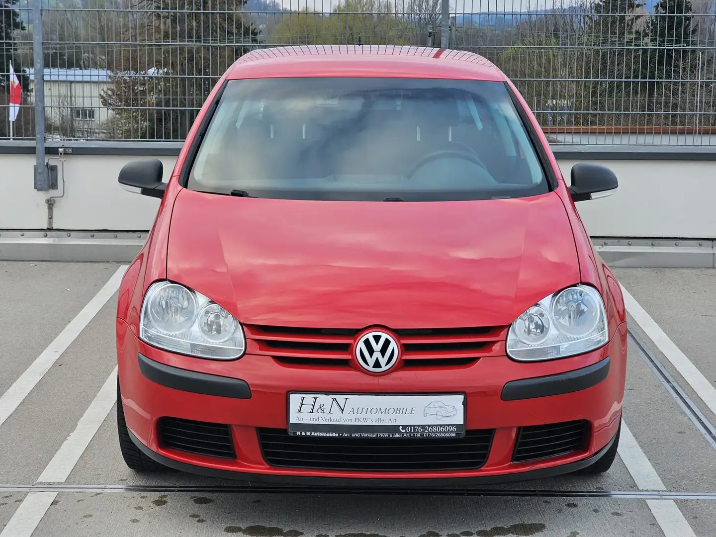 Volkswagen Golf Trendline*Orig.98000KM*1.Hd*HU/AU Neu*Klima*Navi* Rosso - 2