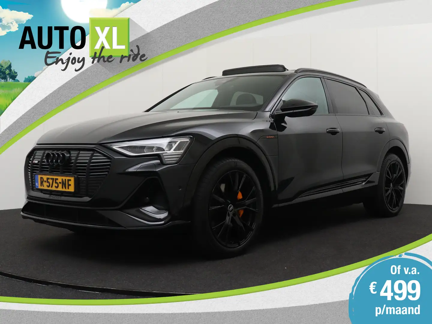 Audi e-tron 55 quattro S-Line 95 kWh Bang & Olufsen 360' Camer Zwart - 1